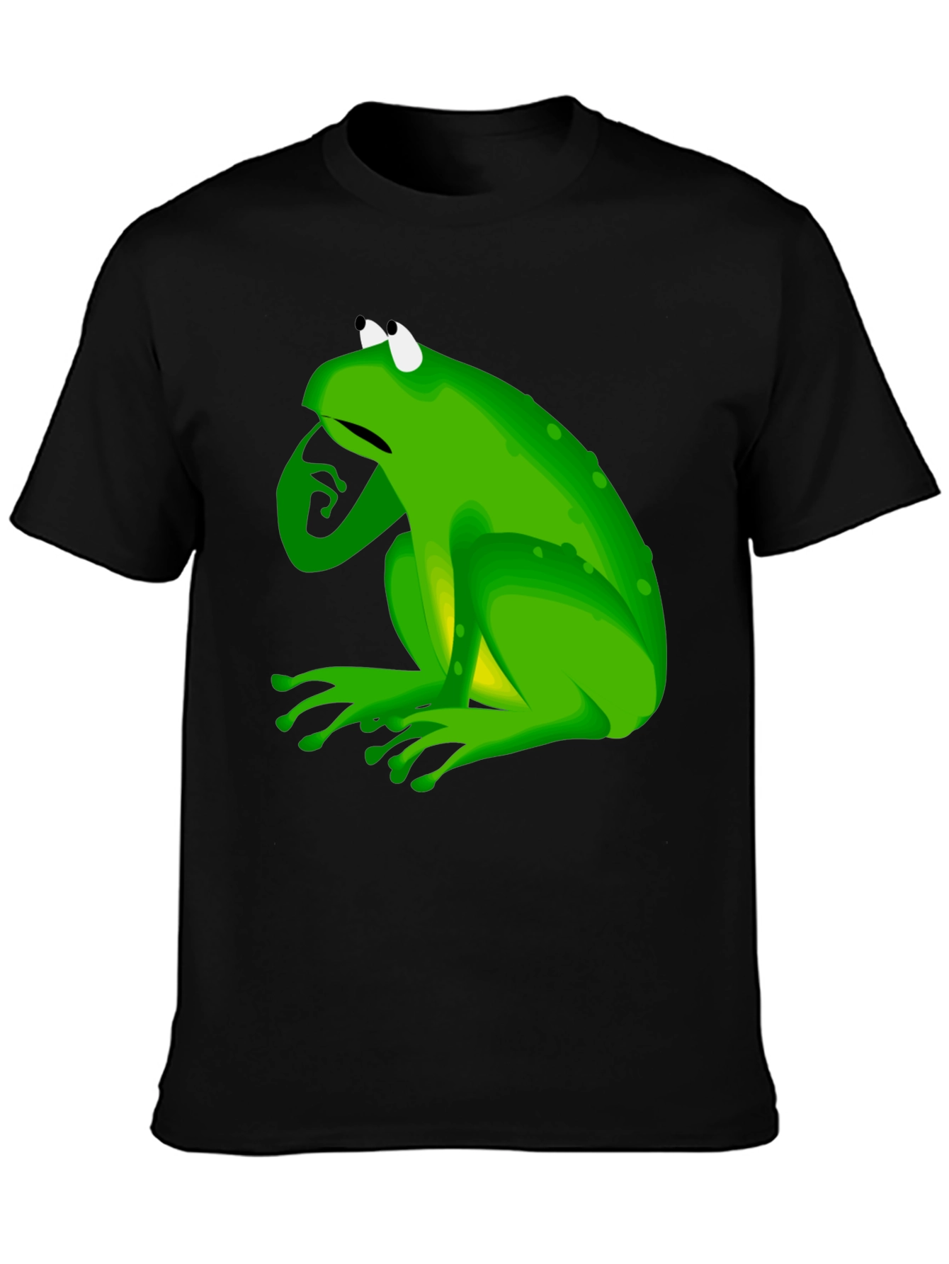 Black Frog Graphic Black T-Shirt view 3