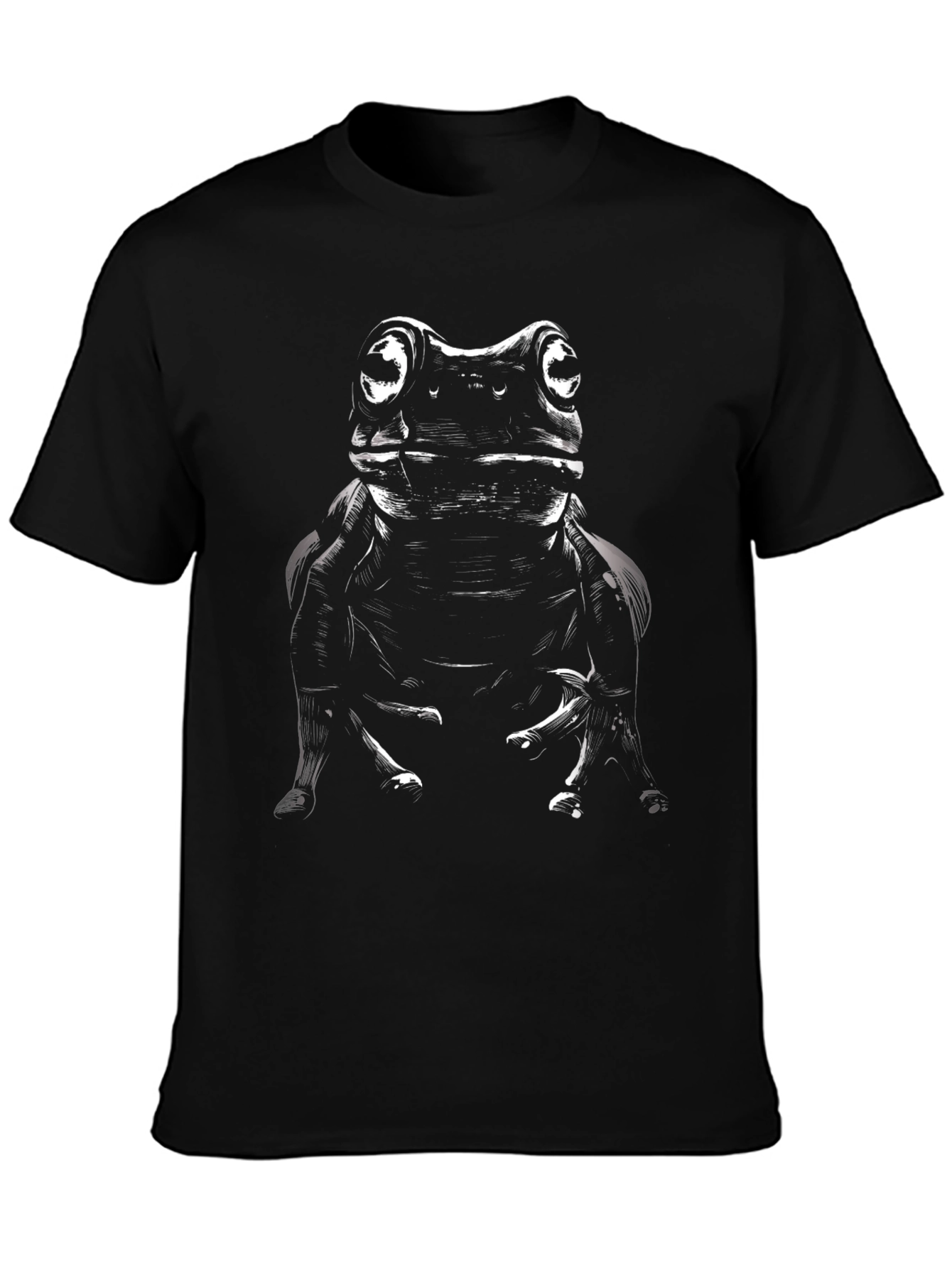Black Frog Graphic Tee - Black view 3