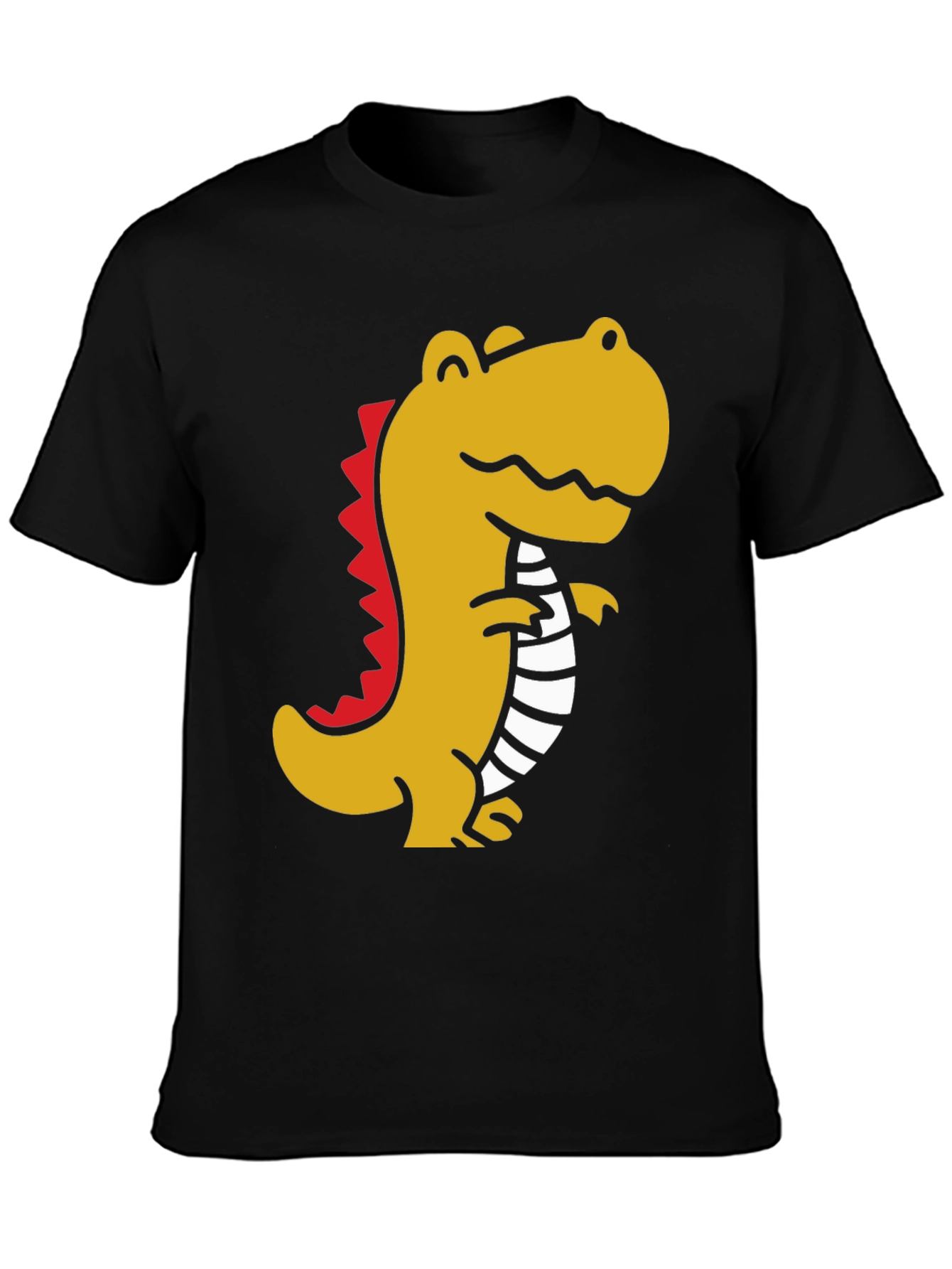 Black Dino Graphic T-Shirt - Stylish Comfort view 3