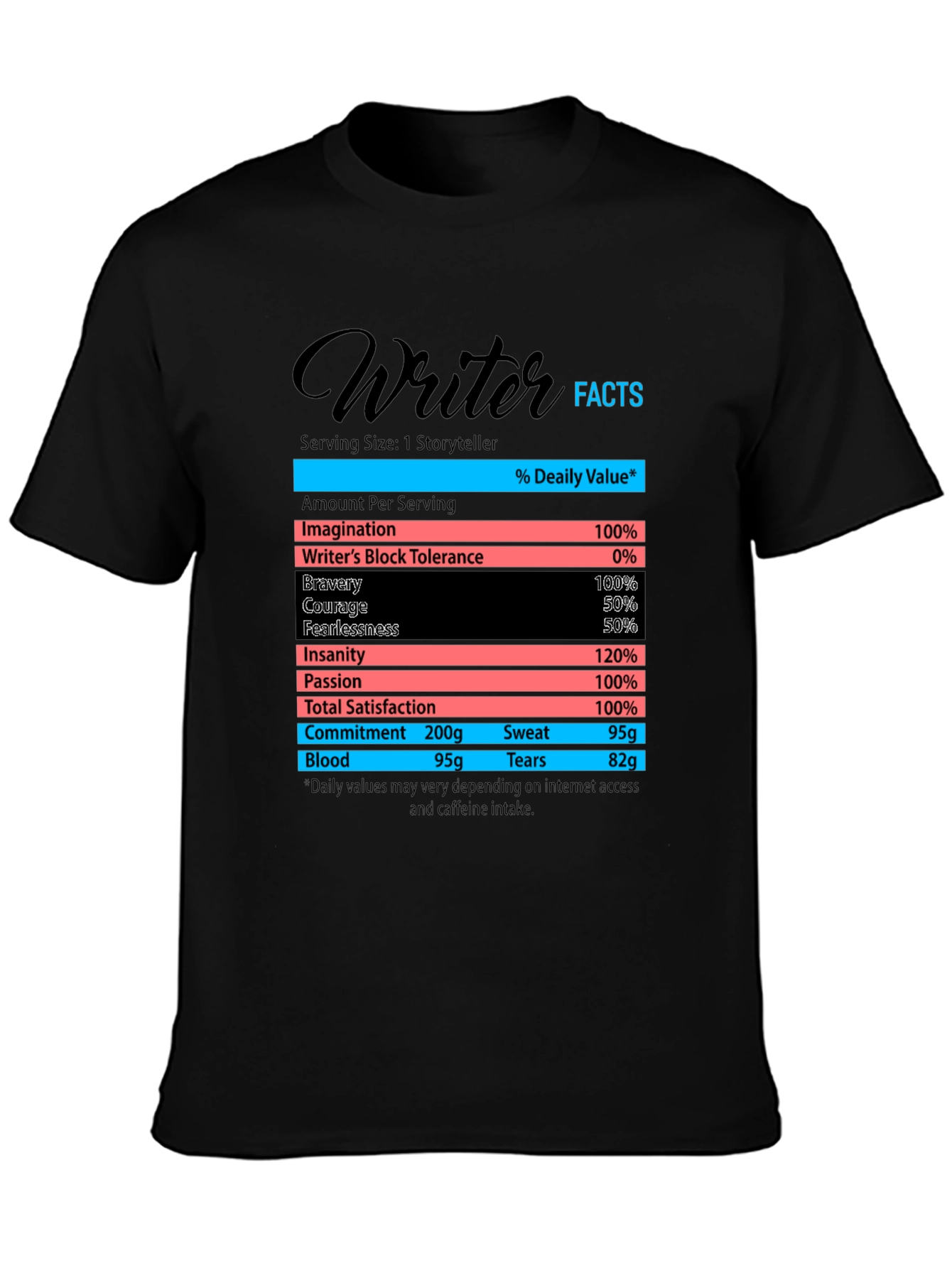 Black Writer Facts T-Shirt - Storyteller Novelist Tee view 3