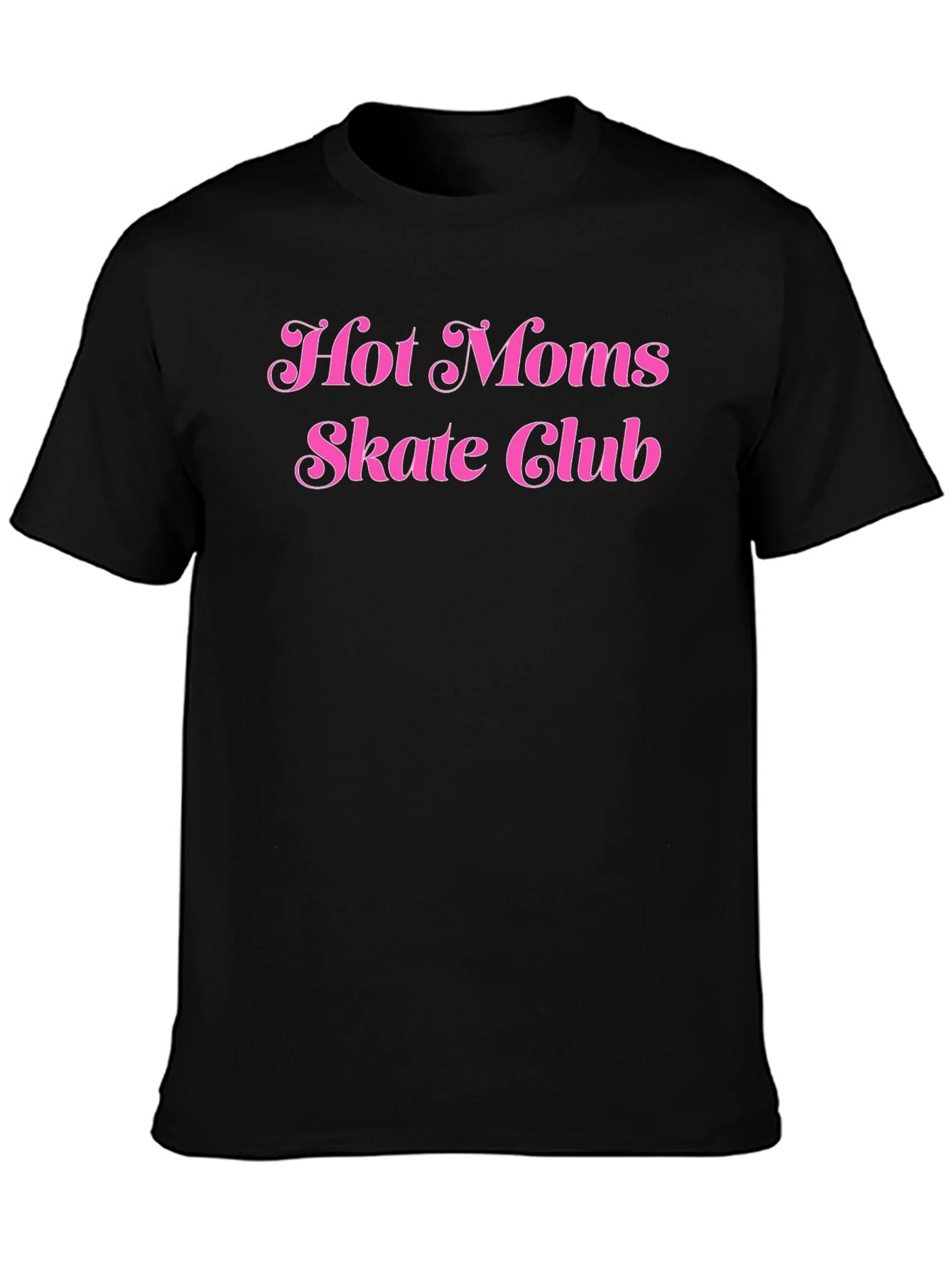 Black Hot Moms Skate Club T-Shirt view 3