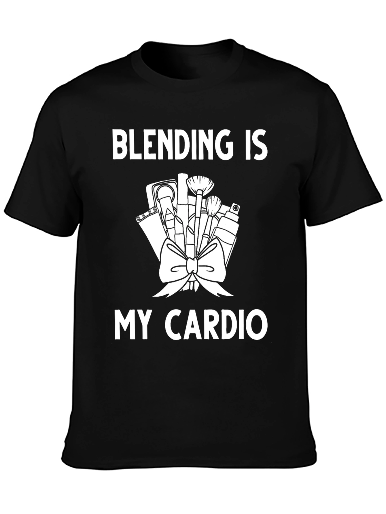 Black Blending is My Cardio Graphic T-Shirt view 3