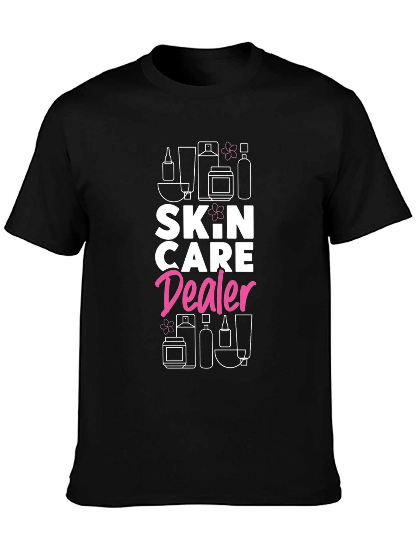 Black Skin Care Dealer Graphic Tee - Unisex view 3