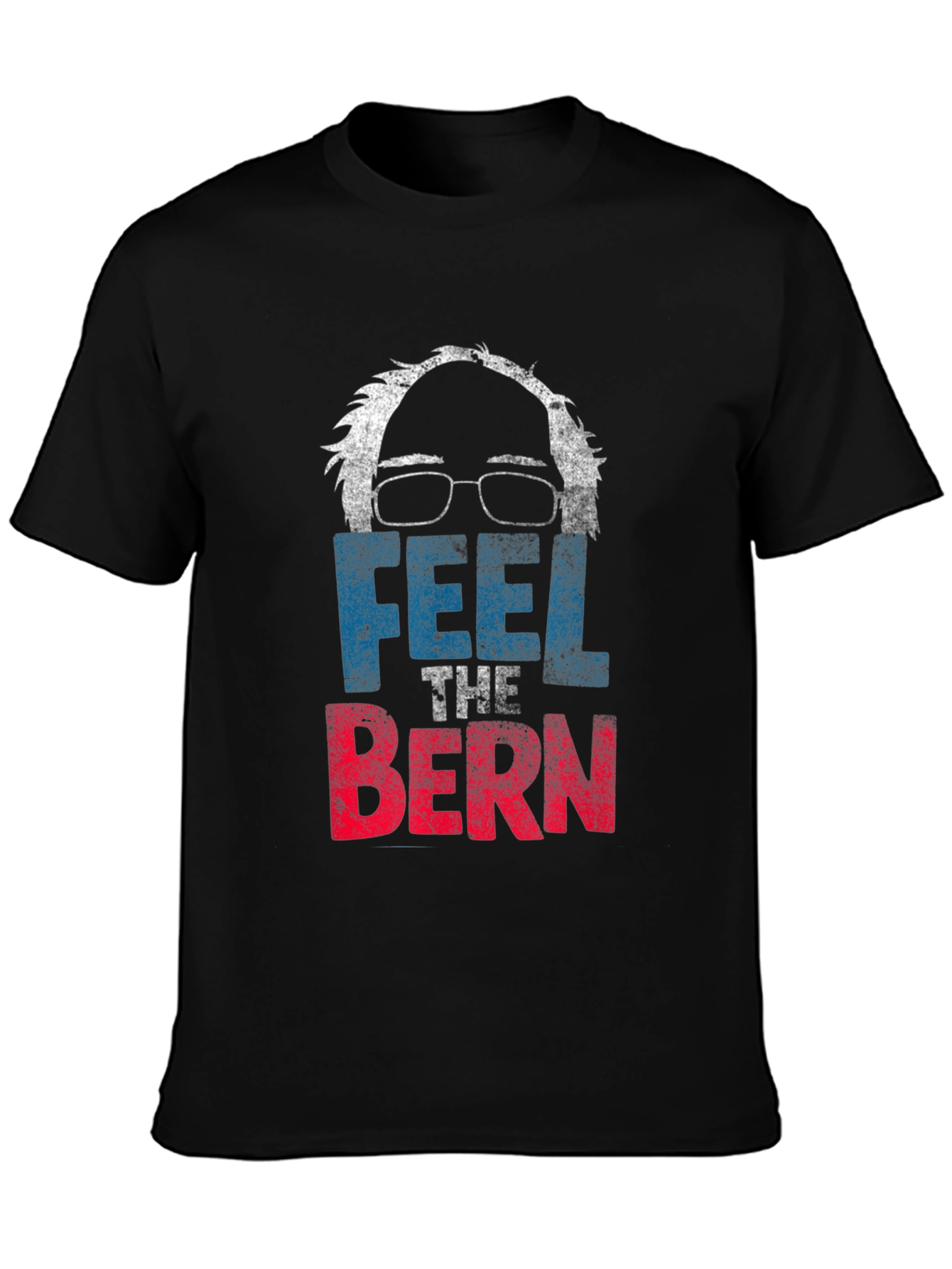 Black Feel the Bern T-Shirt Political Tee view 3