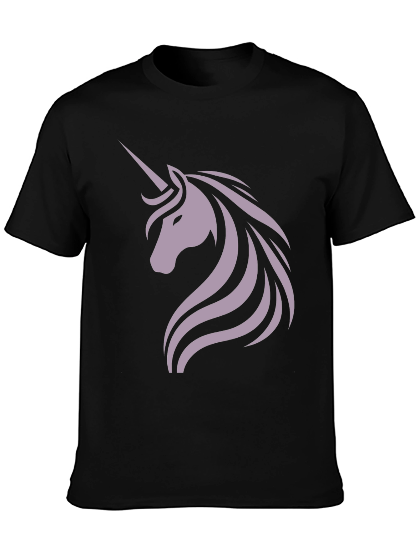 Black Unicorn Graphic Tee - Stylish Black T-Shirt view 3