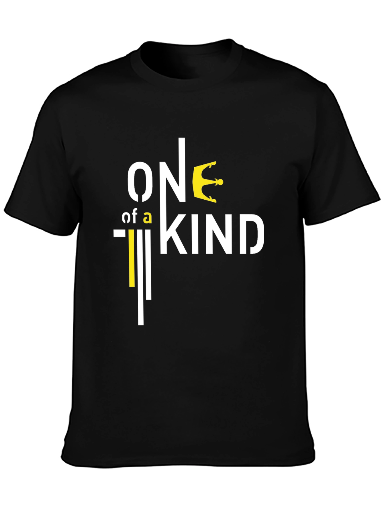 Black One of a Kind Graphic Tee - Black view 3