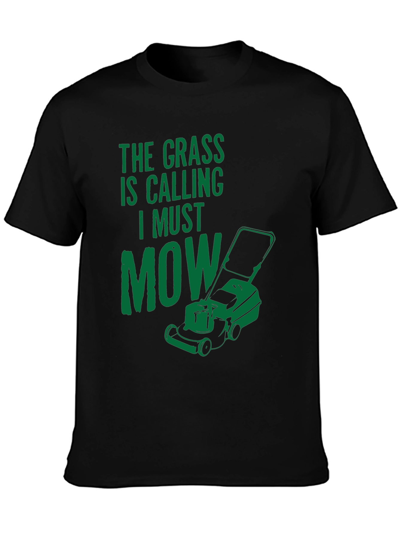 The Grass is Calling T-Shirt - Funny Mowing Tee - 3