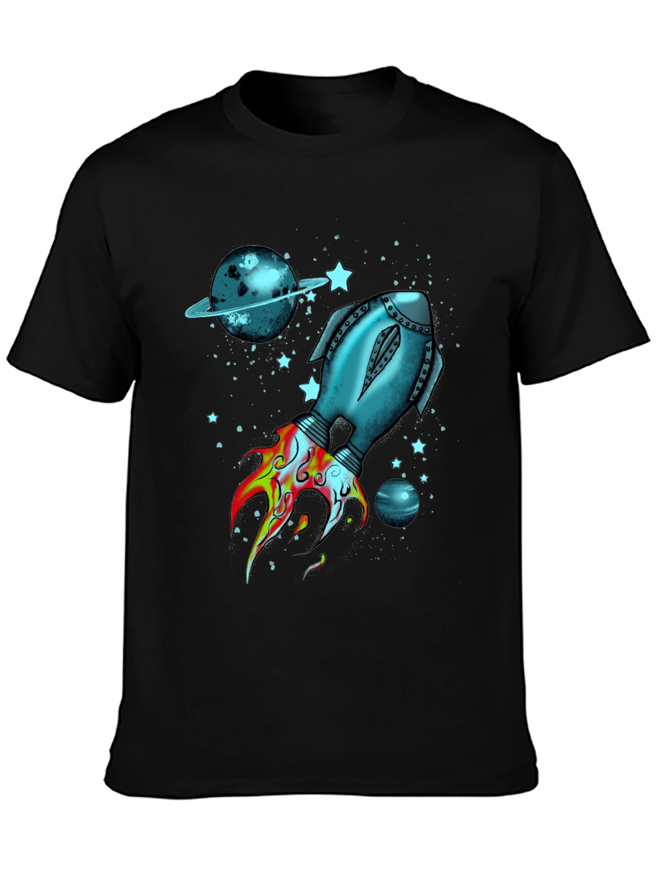 Cosmic Rocket T-Shirt - Blast Off in Style! - 3