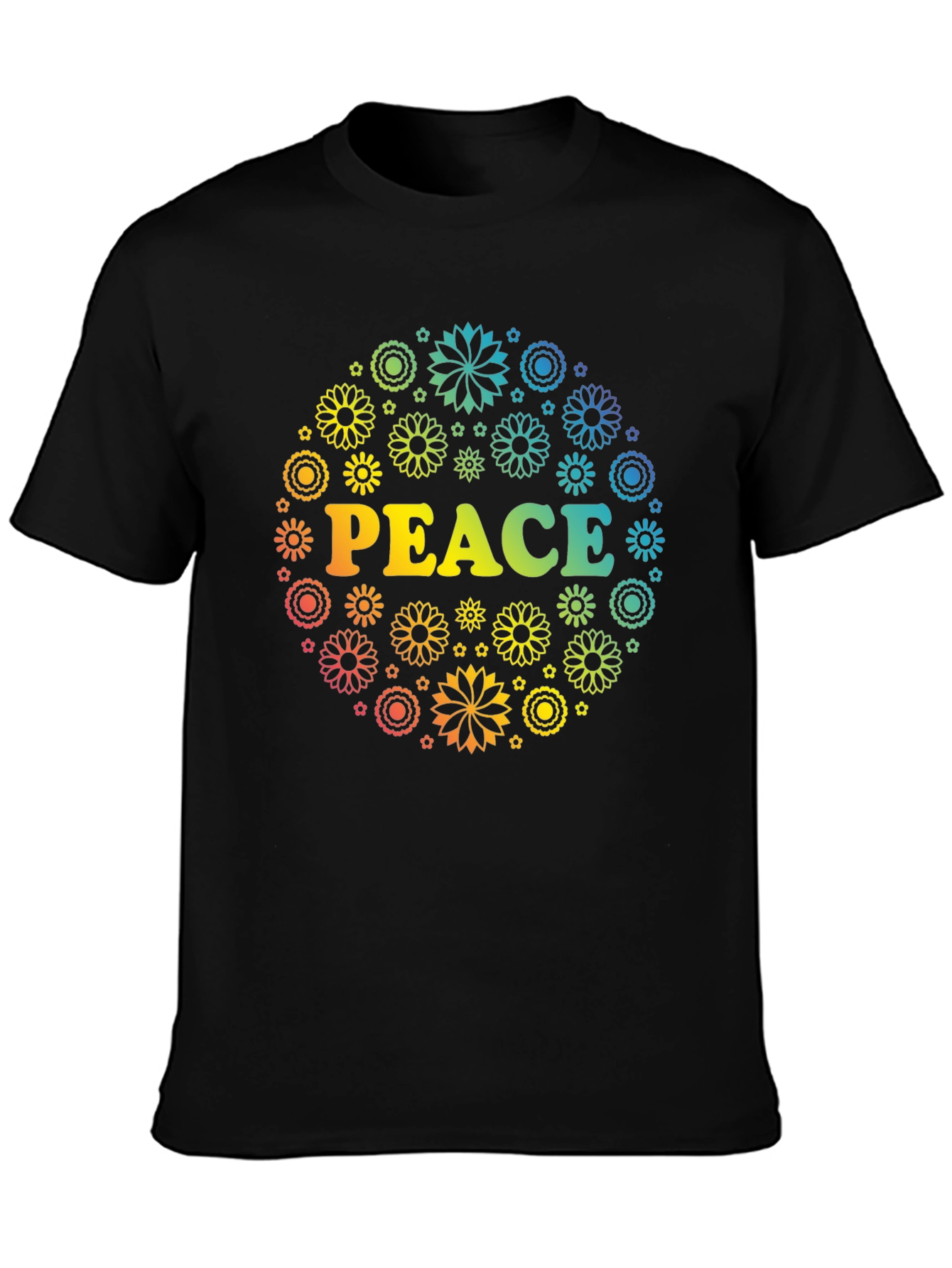 Peace Flower Power T-Shirt - 3