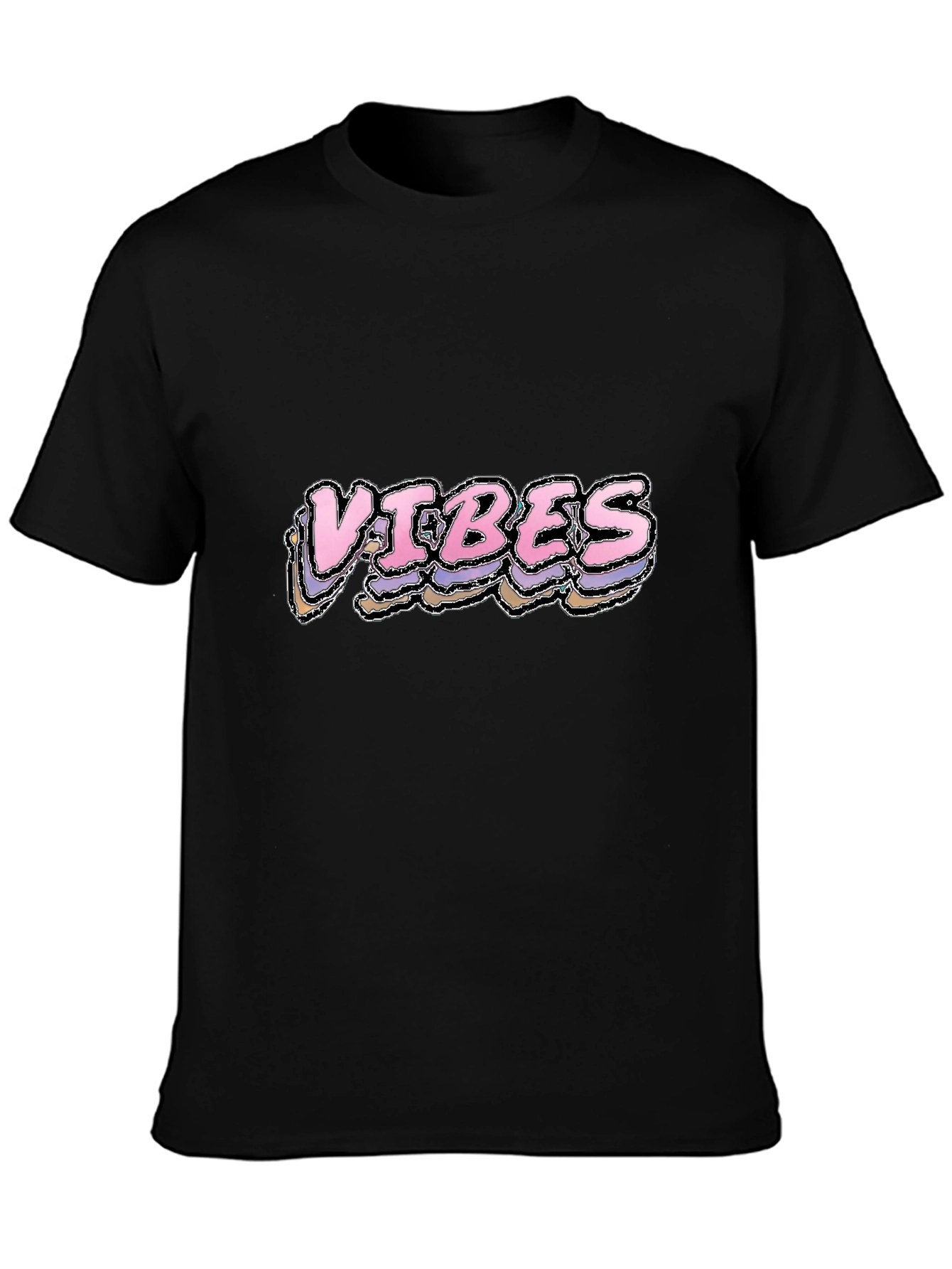 Black Vibes Graphic T-Shirt - Stylish Comfort view 3