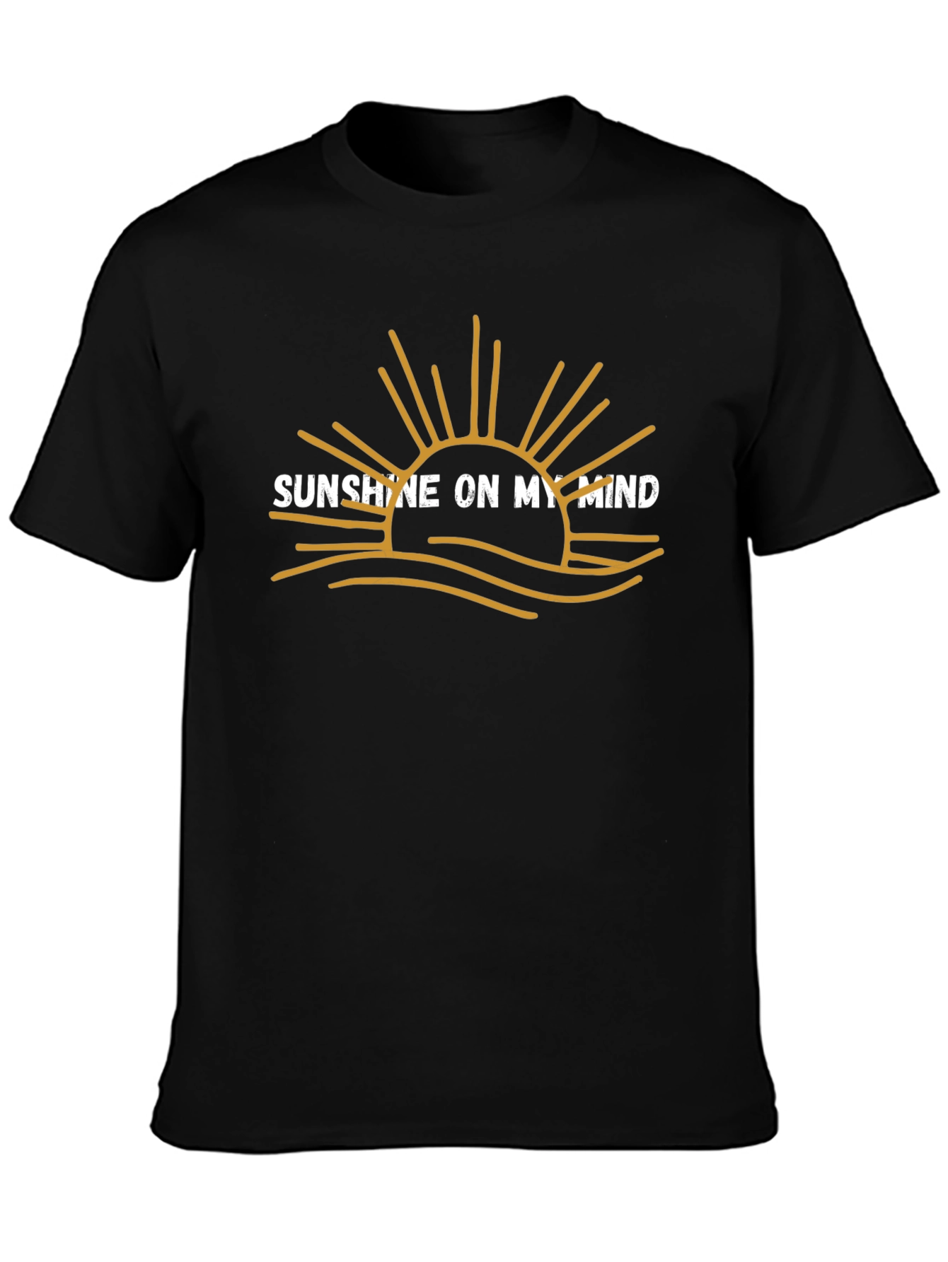 Sunshine on My Mind Black Graphic Tee - 3