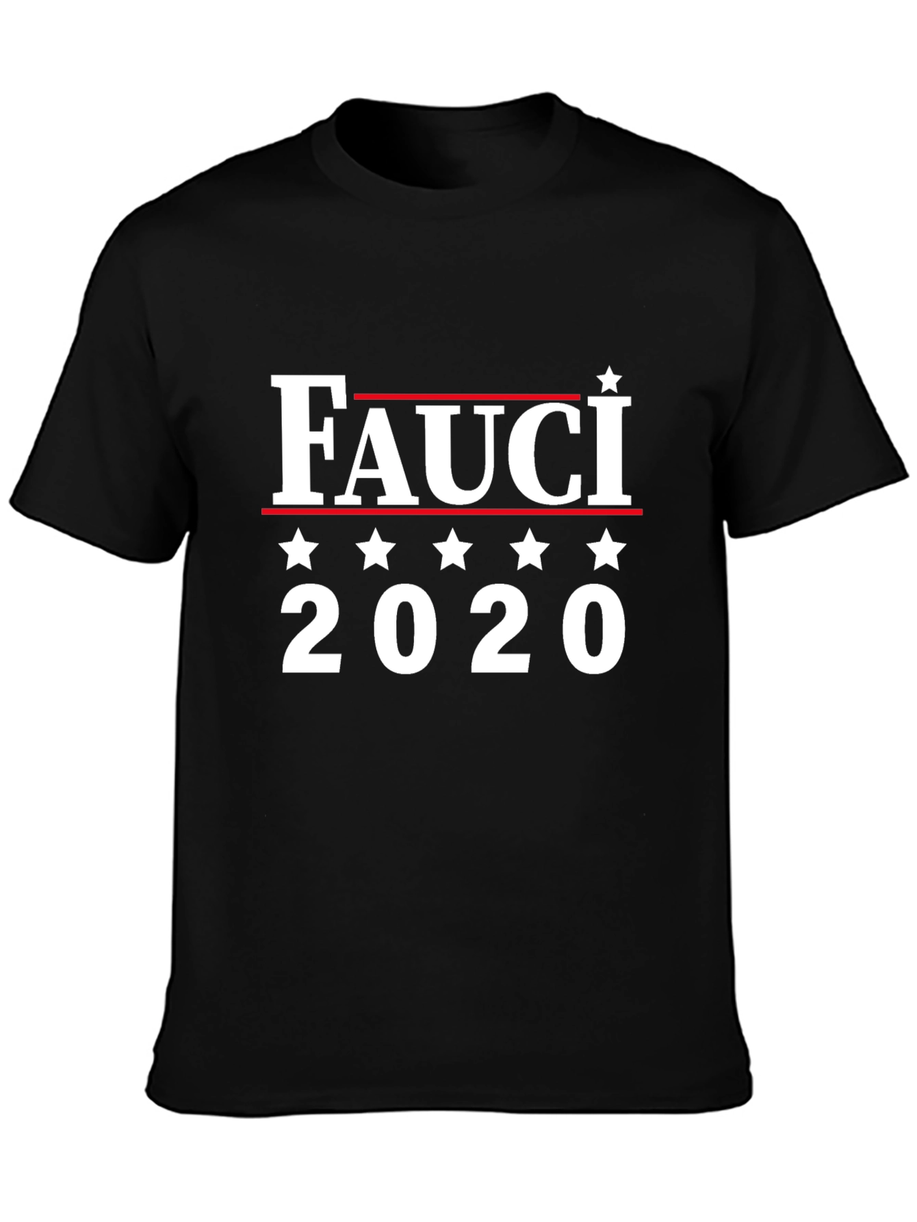 Black Fauci 2020 T-Shirt - Political Statement Tee view 3
