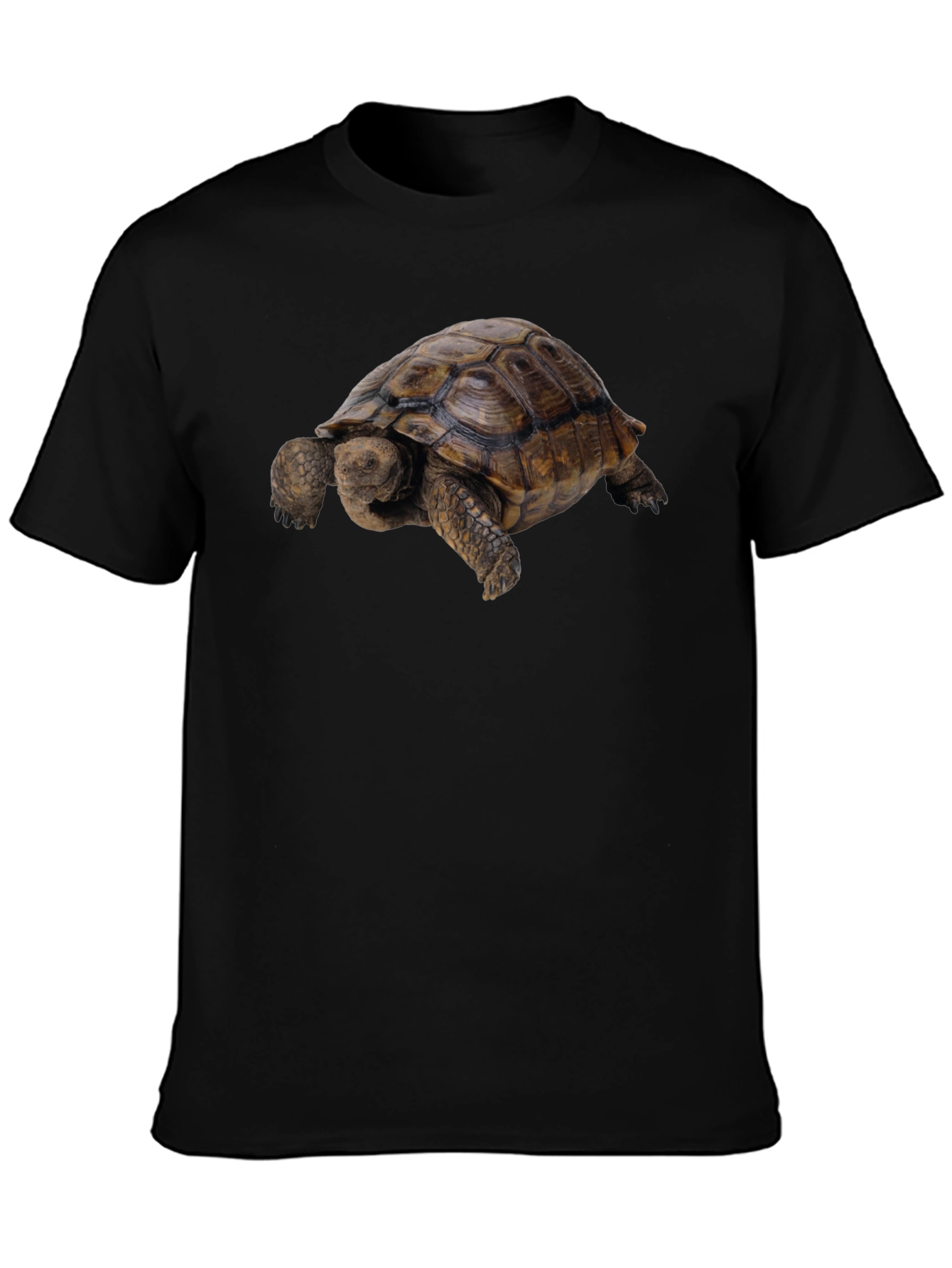 Black Tortoise Graphic Tee - Classic Crew Neck view 3