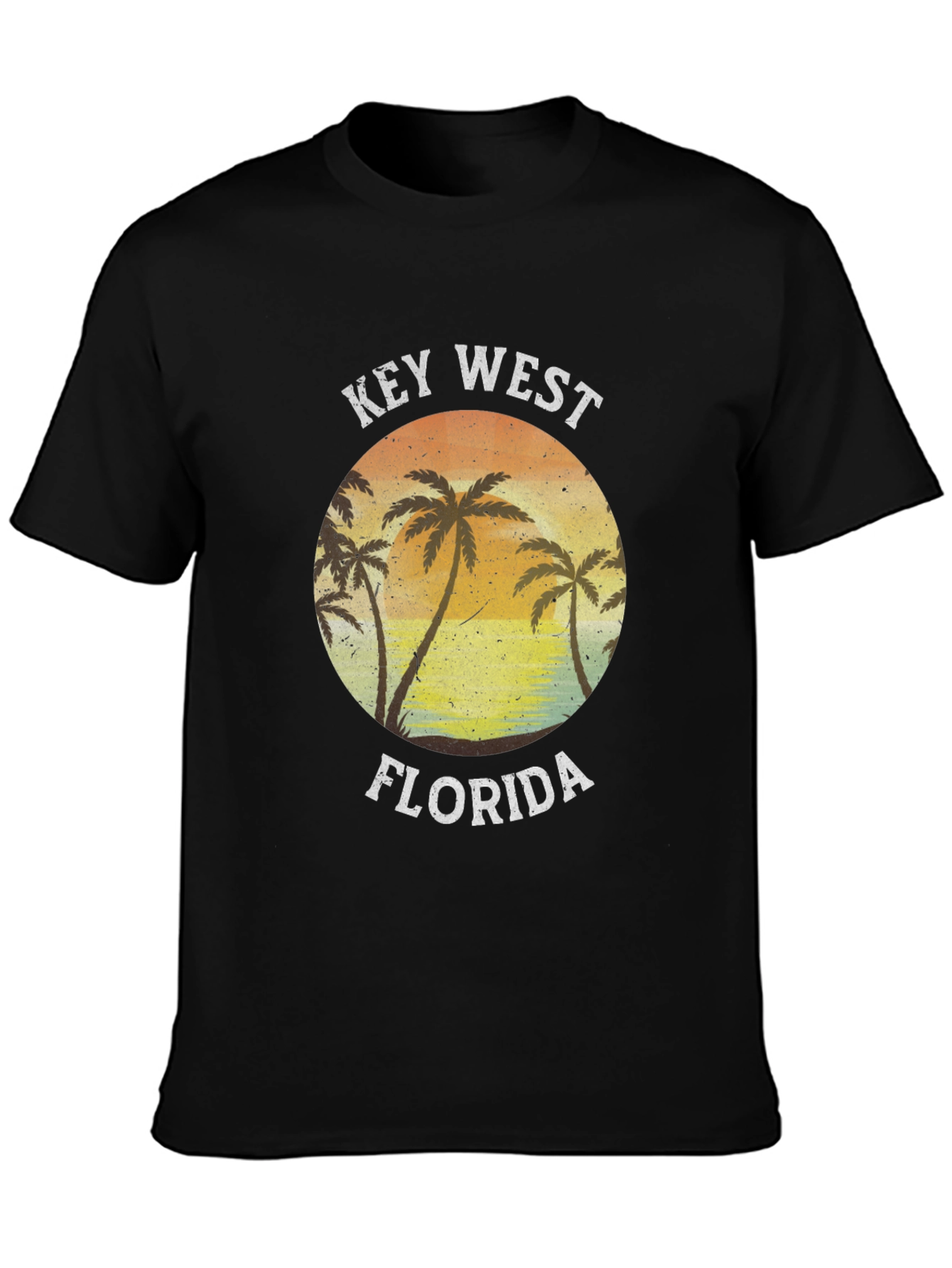 Key West Florida Palm Tree Graphic Tee - 3