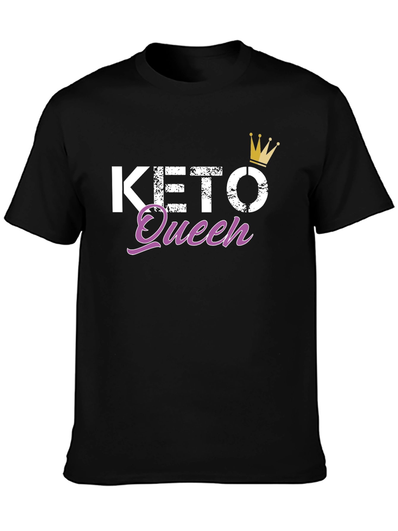 Black Keto Queen Graphic Tee - Stylish & Comfortable view 3