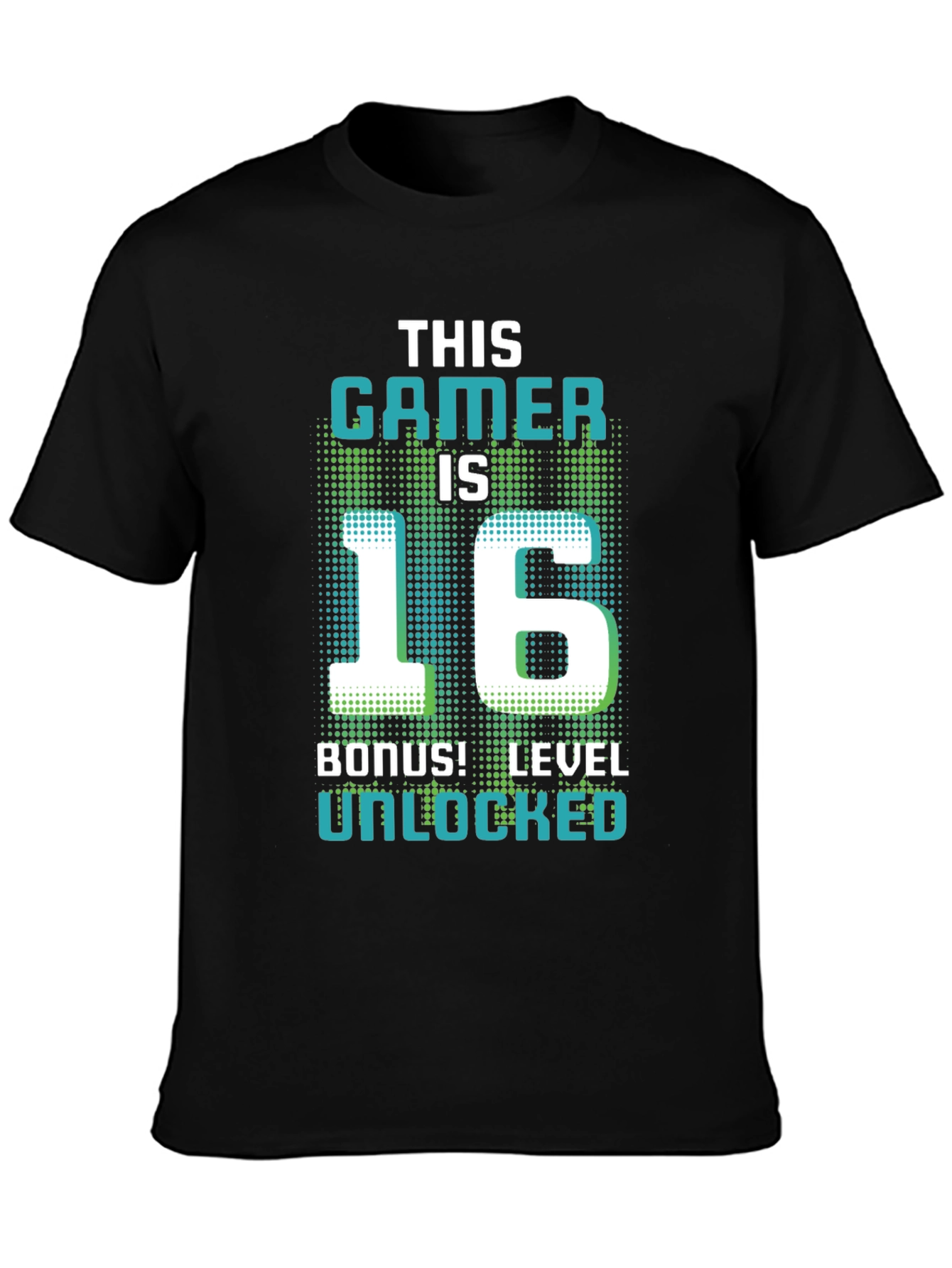 Gamer Level 16 Unlocked Birthday T-Shirt - 3
