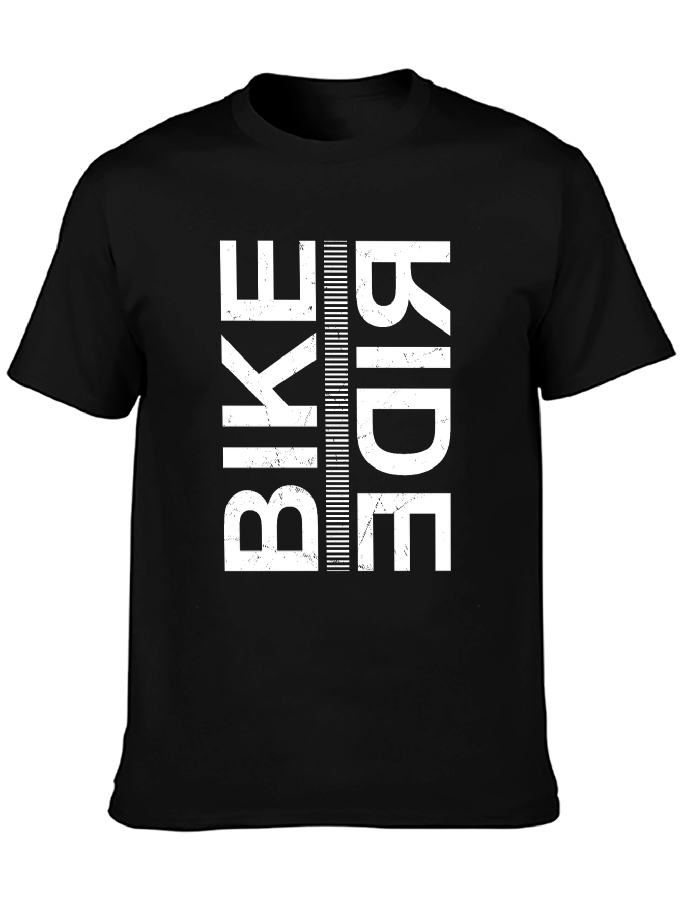 Black Ride Bike Kid T-Shirt - Black view 3