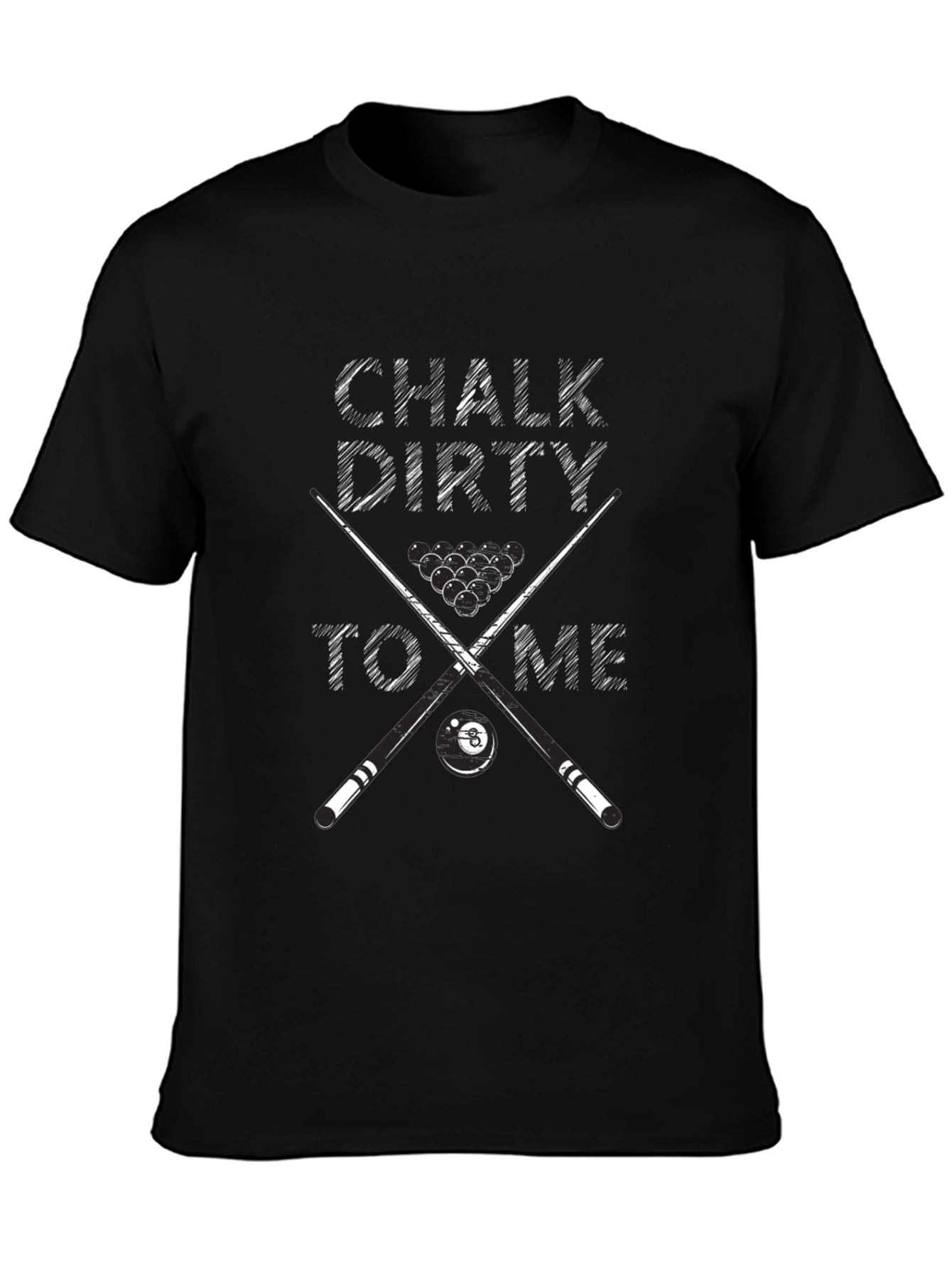 Chalk Dirty To Me Billiards Graphic T-Shirt - 3