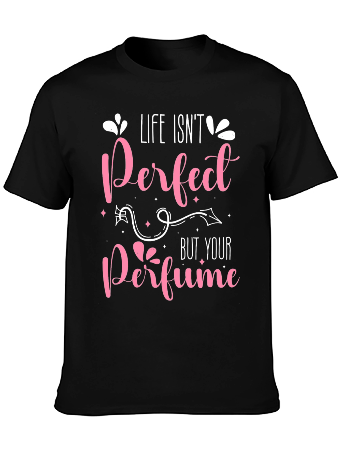 Black Life Isn't Perfect Perfume T-Shirt view 3