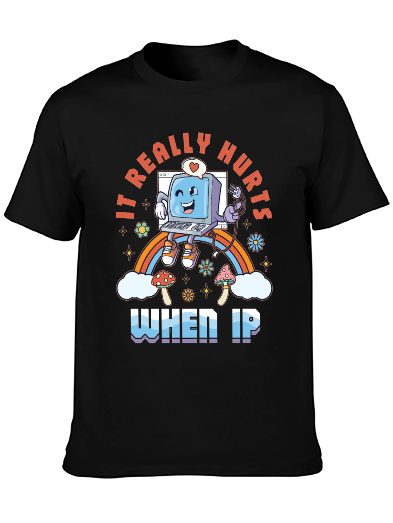 It Really Hurts When IP Retro Graphic Tee - 3