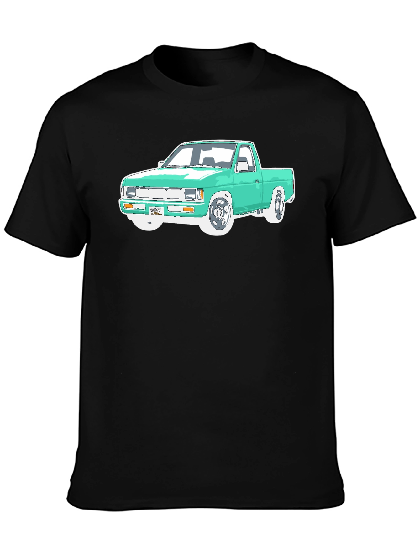 Black Truck Graphic Tee - Cool Car T-Shirt view 3