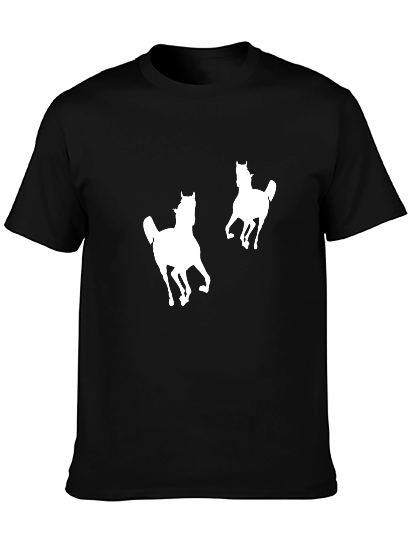 Black Black Horse Graphic Tee view 3