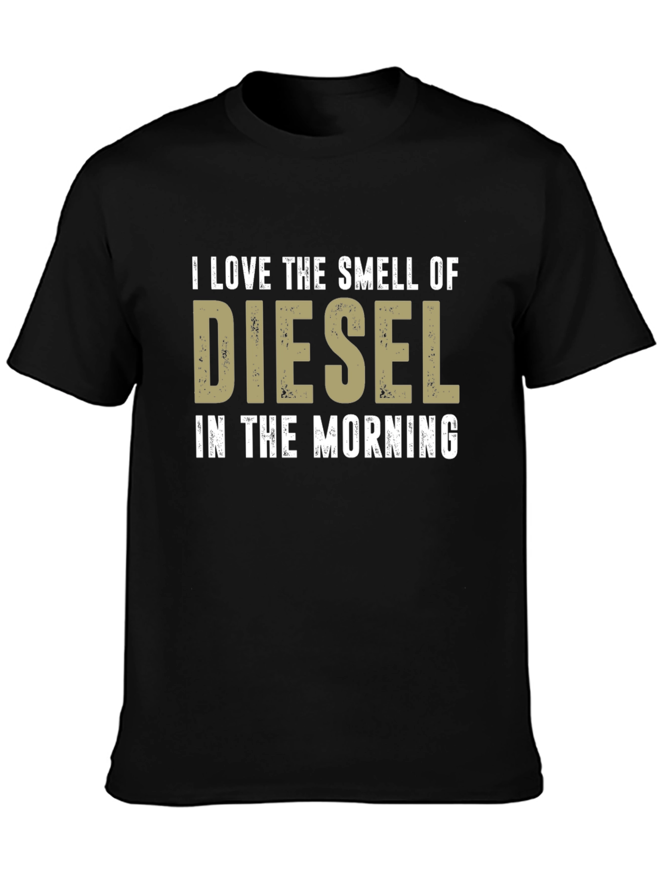 Black Diesel Smell T-Shirt -  Morning Aroma Tee view 3