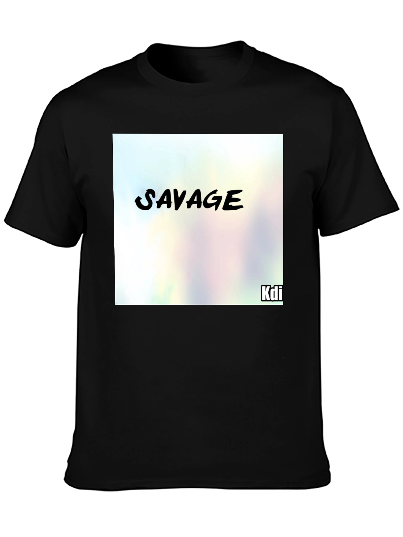 Black Savage Graphic T-Shirt - Trendy Streetwear view 3