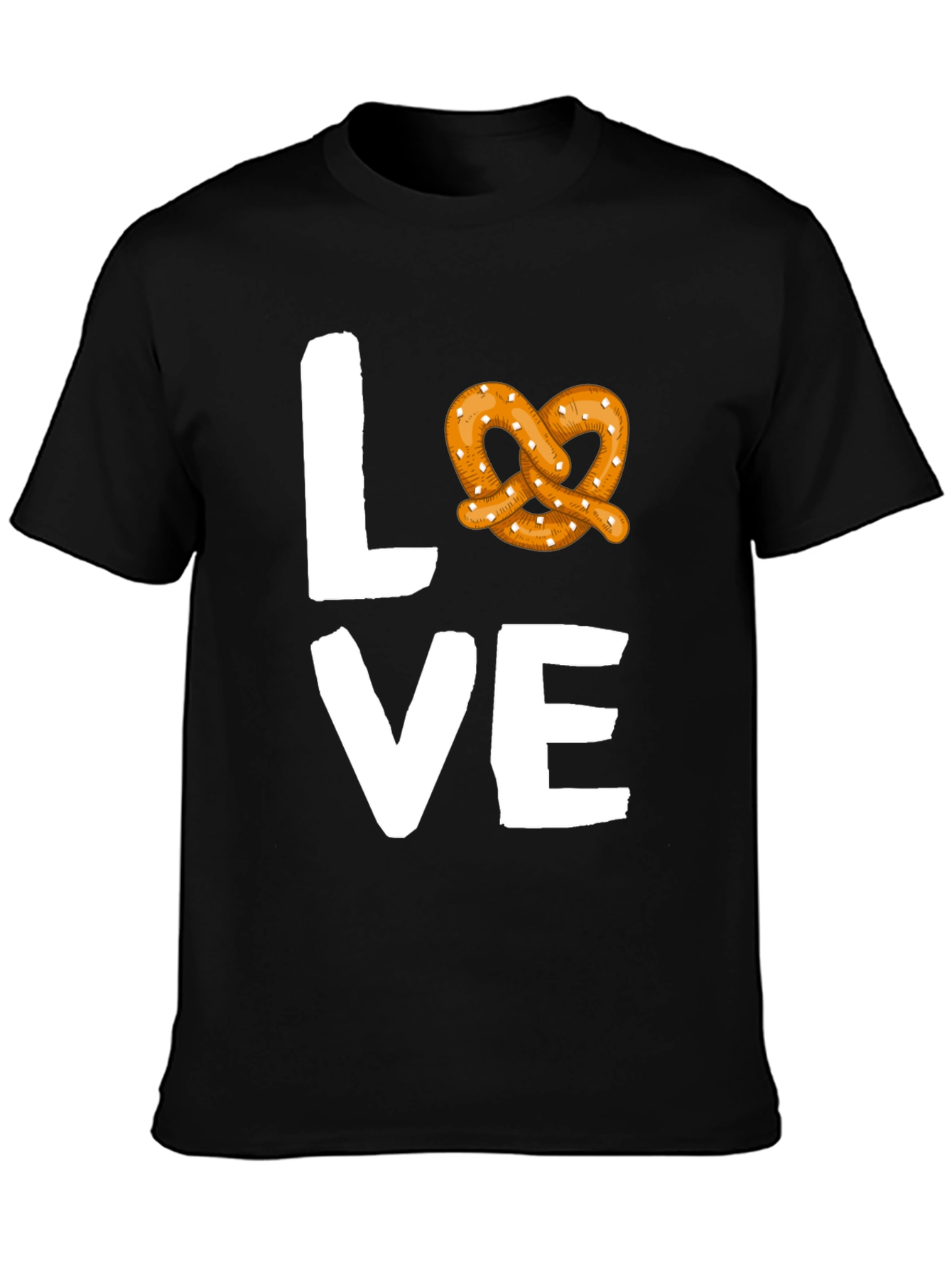 Black Love Pretzel Graphic Tee - Soft Cotton Blend view 3