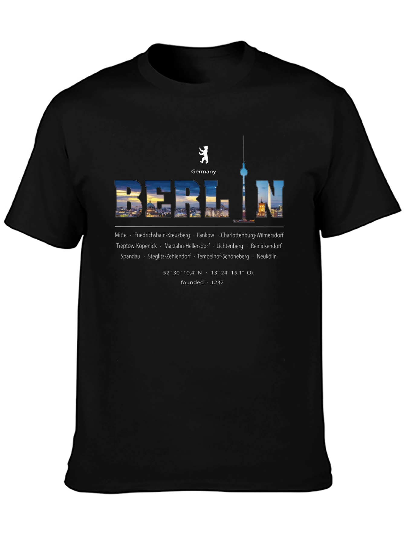 Berlin Germany Graphic Tee - City Pride T-Shirt - 3