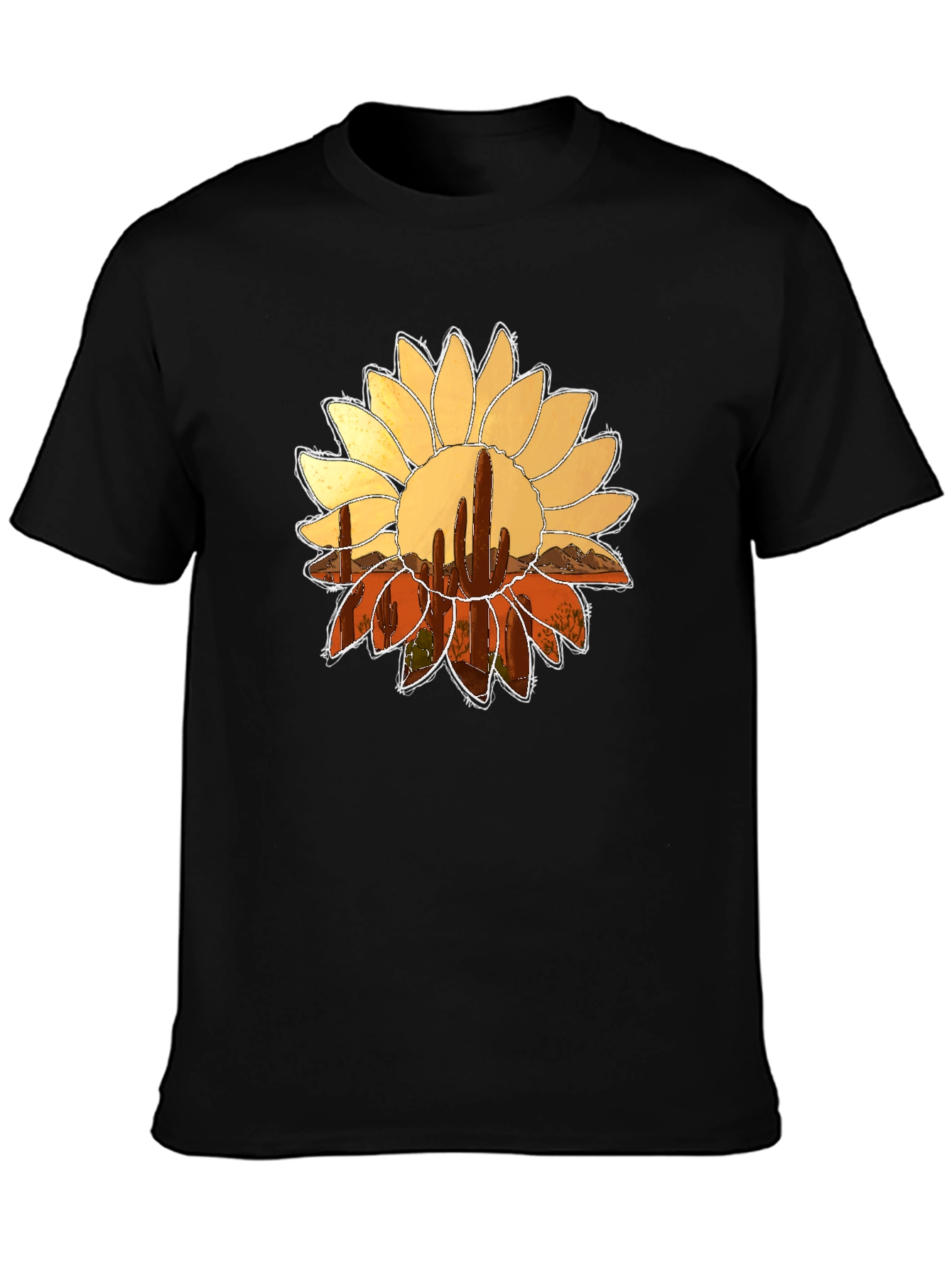 Cactus Flower Graphic Tee - Desert Bloom - 3