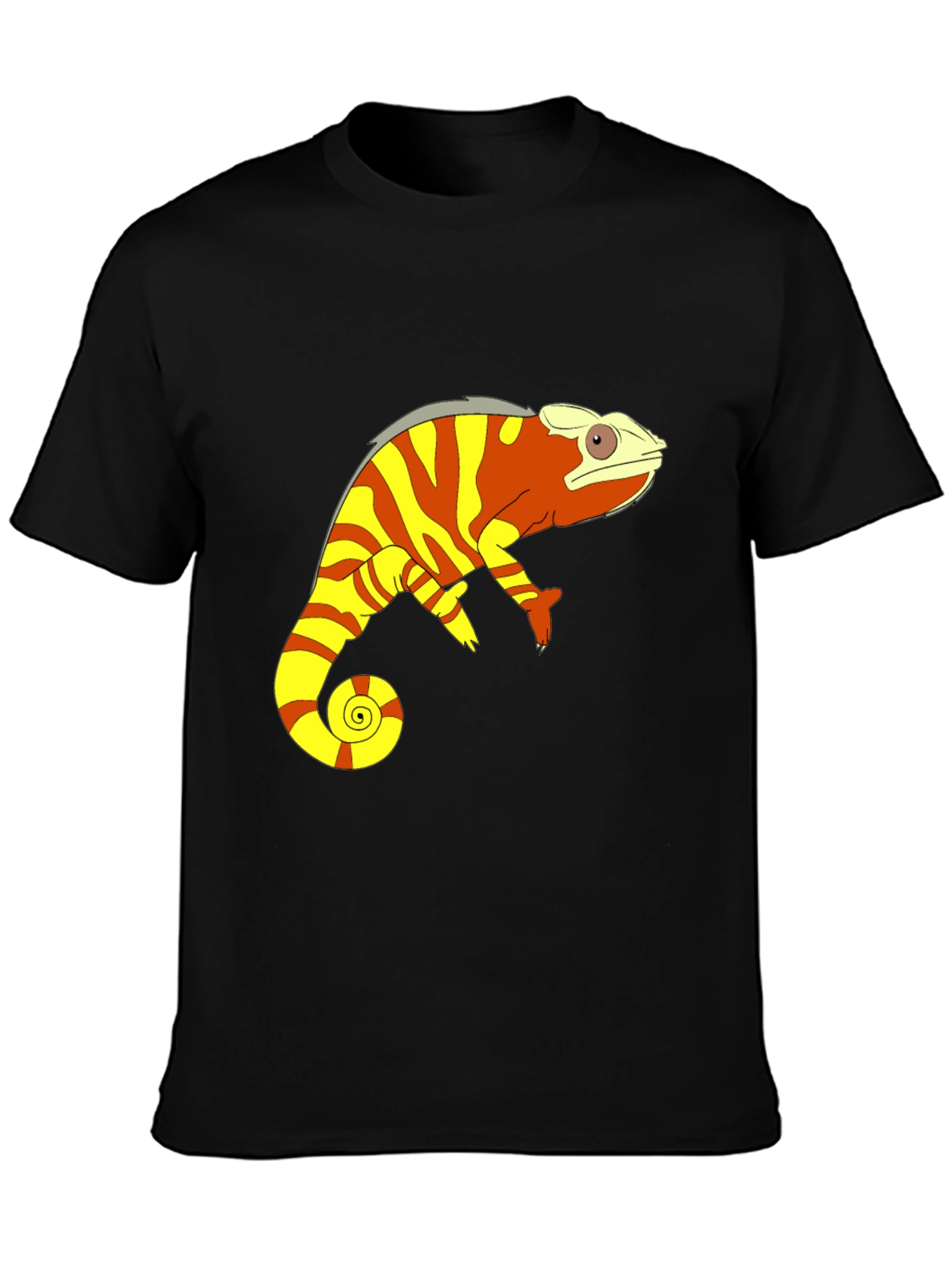 Black Chameleon Graphic Tee - Stylish & Unique view 3