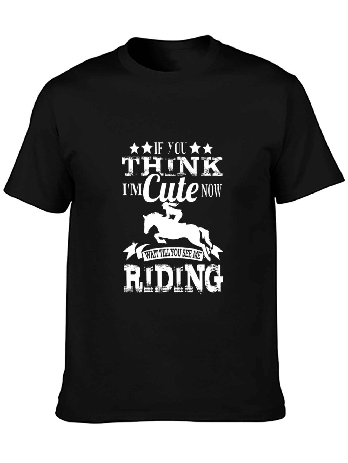 Cute Riding T-Shirt - Equestrian Style - 3