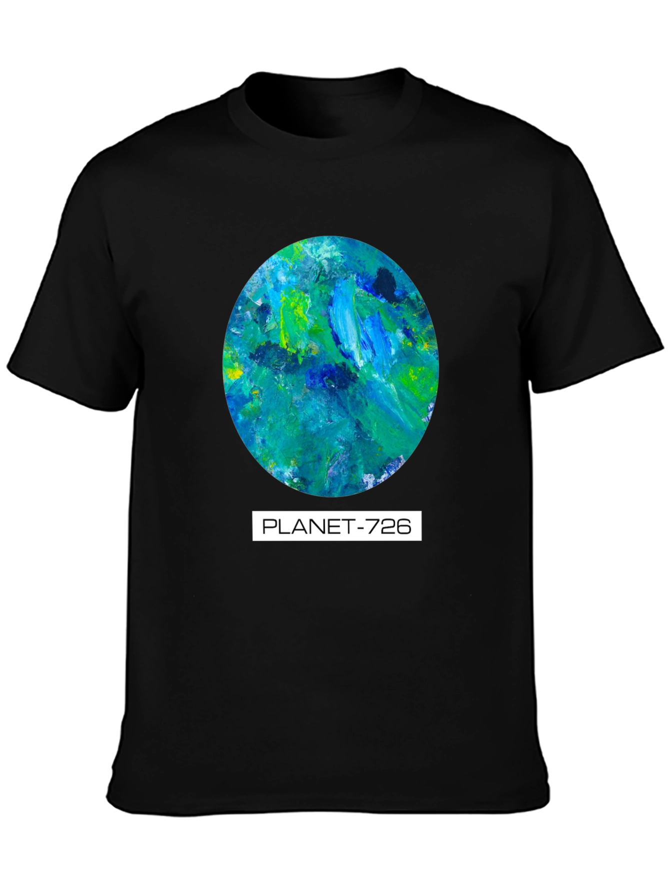 Black Planet-726 Graphic Tee - Unique Artistic Design view 3