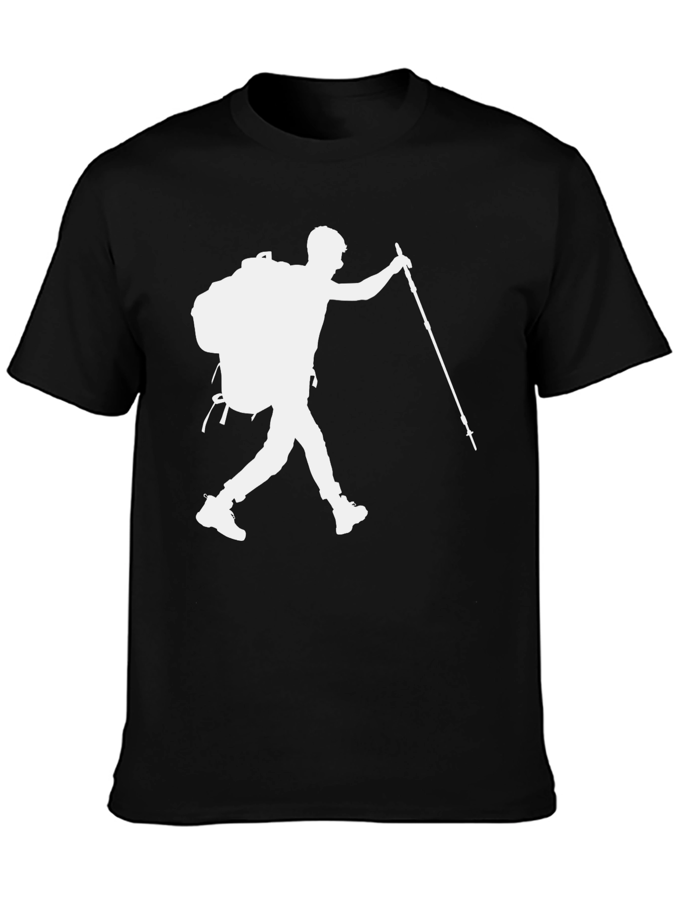 Black Hiking Adventure T-Shirt - Black view 3