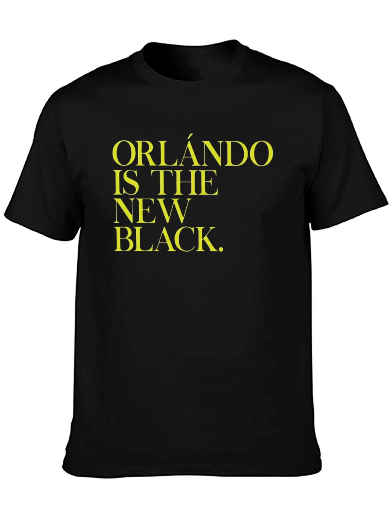 Black Orlando is The New Black Graphic T-Shirt view 3