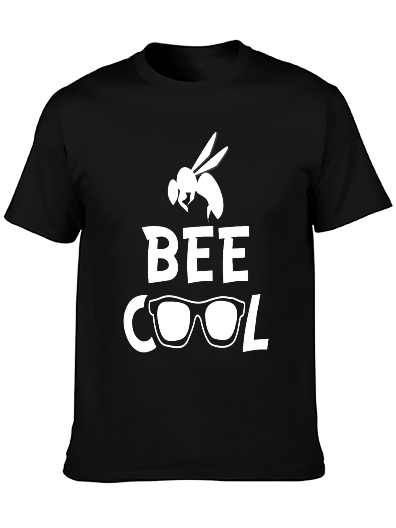 Black Bee Cool Graphic Tee - Men's Black T-Shirt view 3