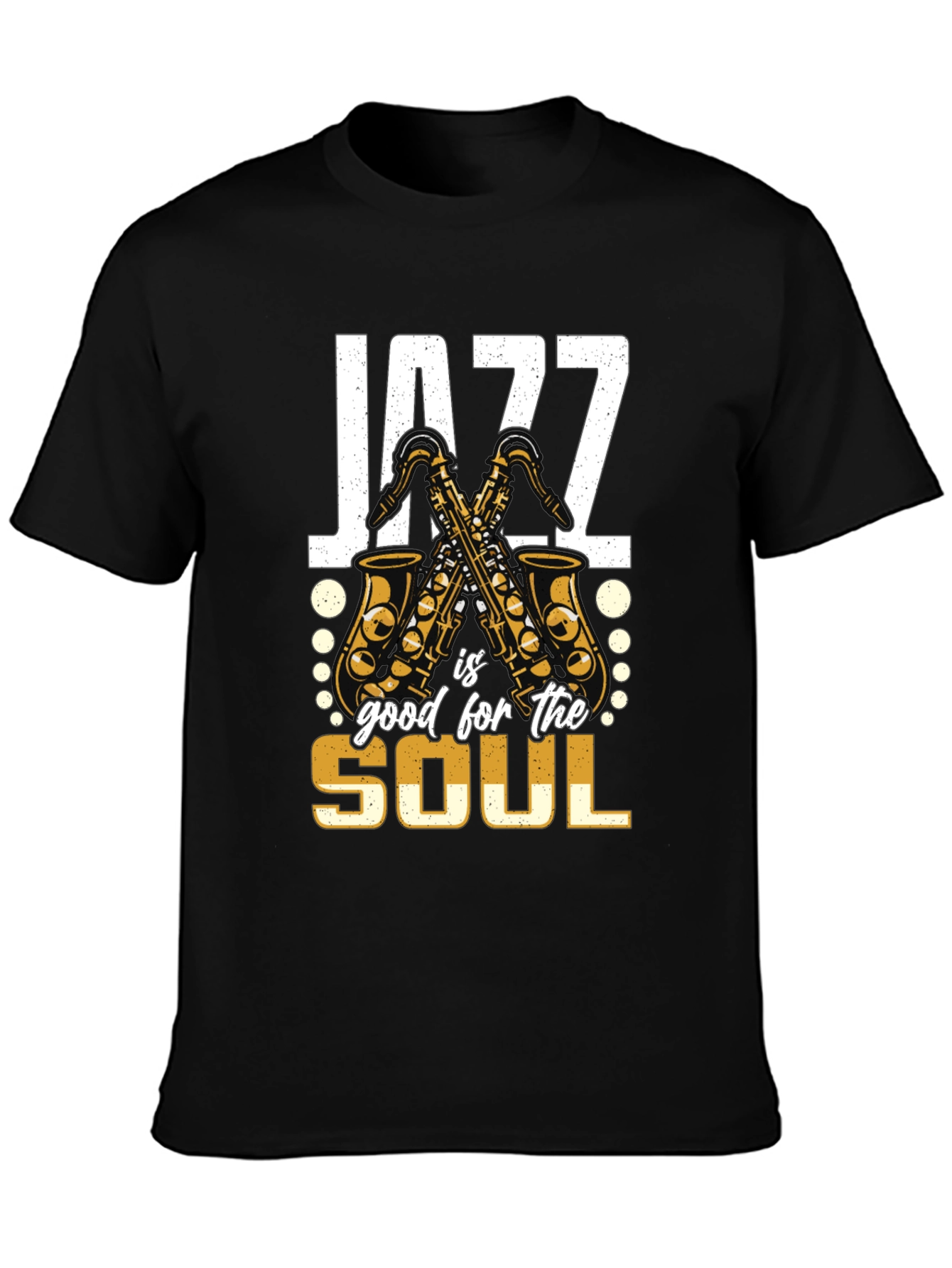 Black Jazz is Good for the Soul T-Shirt view 3