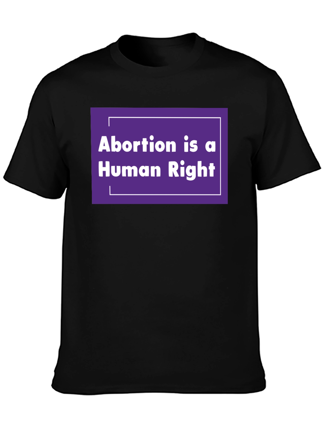 Black Abortion is a Human Right Graphic Tee view 3