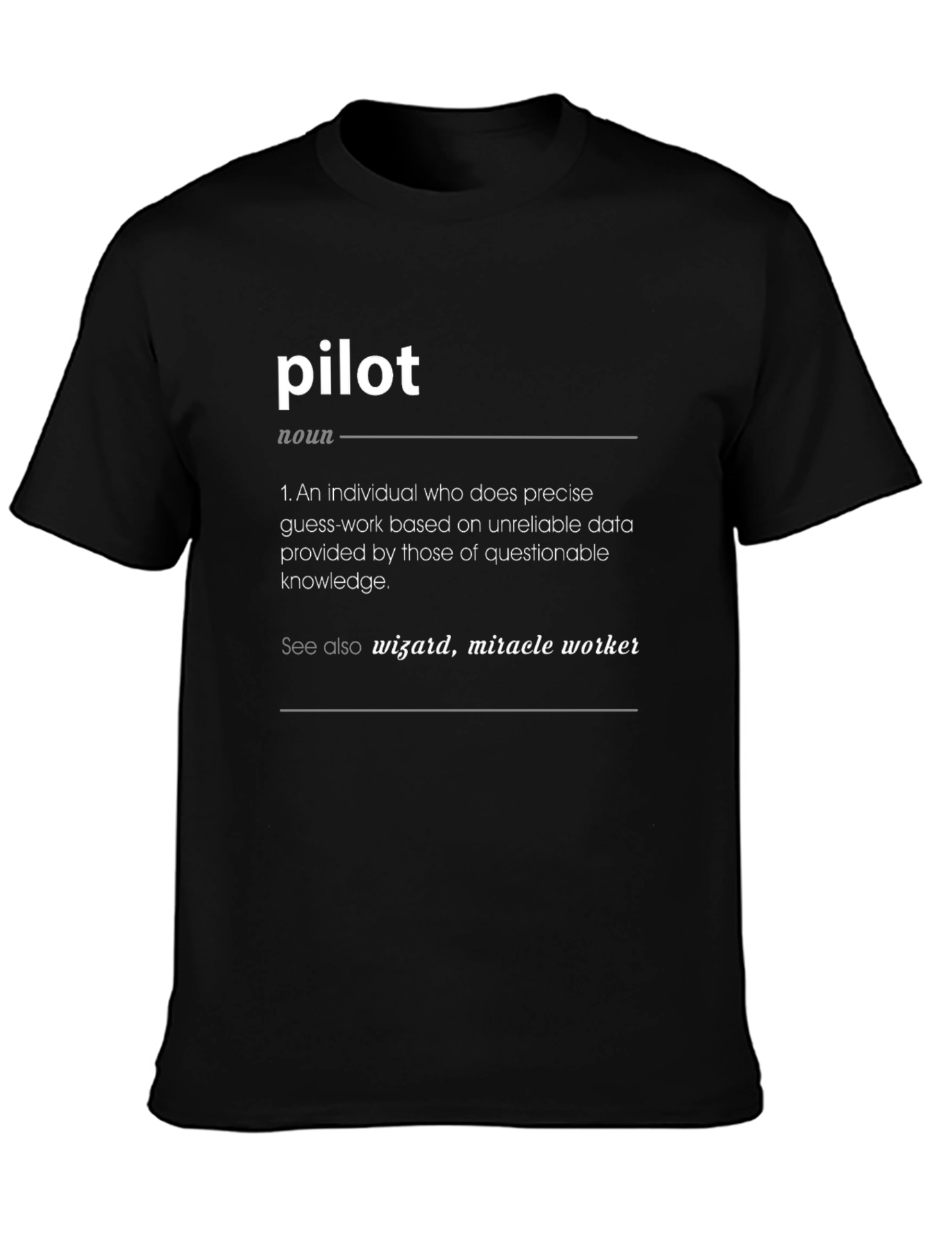 Pilot Definition T-Shirt - 3