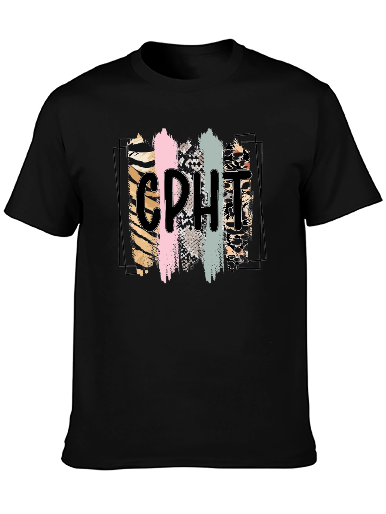 Black CPHT Animal Print T-Shirt view 3