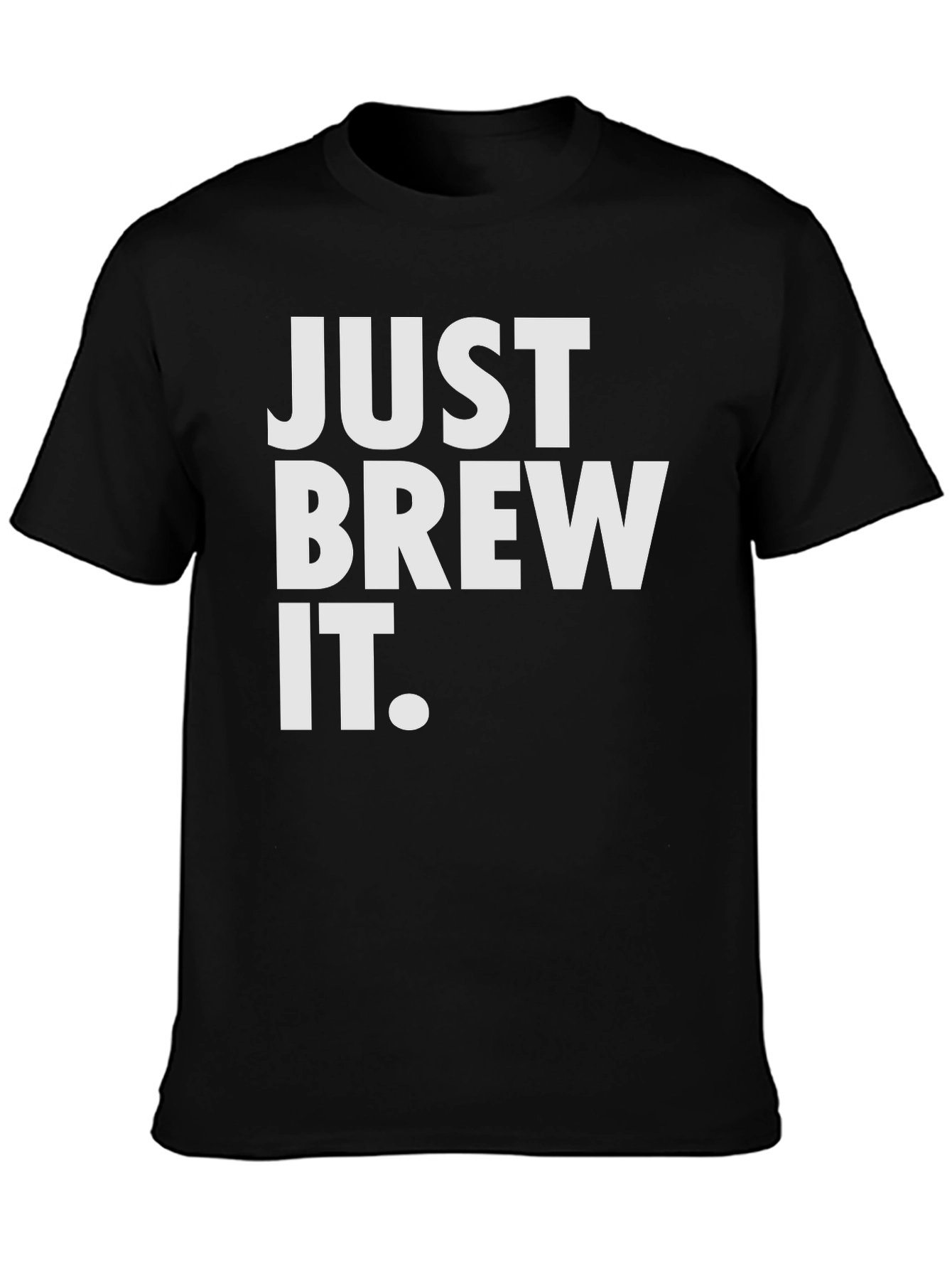 Black Just Brew It Black T-Shirt view 3