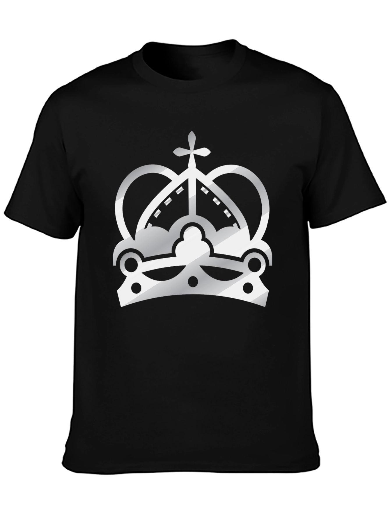 Black Crown Graphic Black T-Shirt - Stylish Streetwear view 3