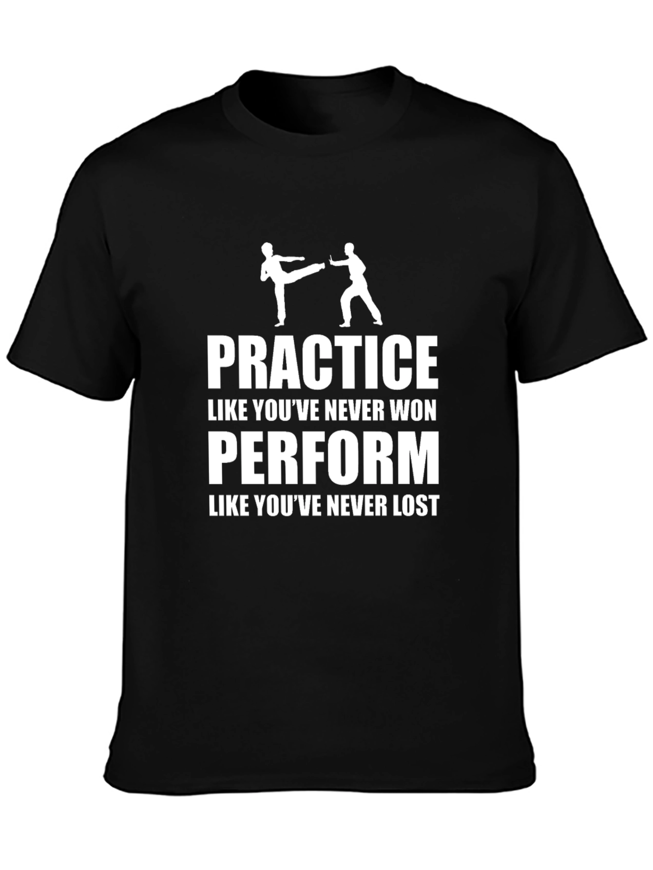 Black Practice Perform Black Graphic T-Shirt view 3