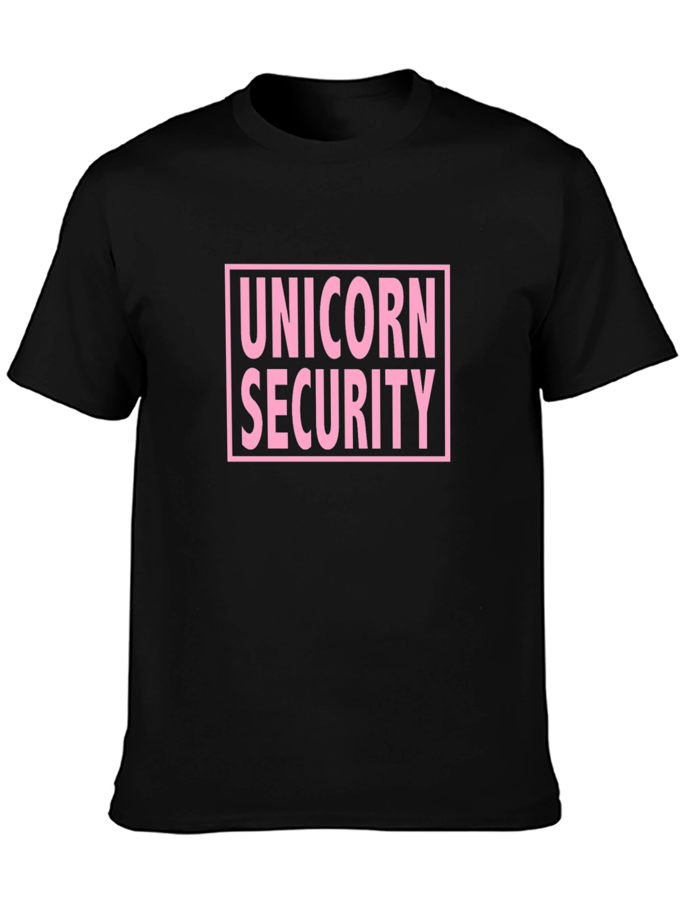 Black Unicorn Security Graphic T-Shirt view 3