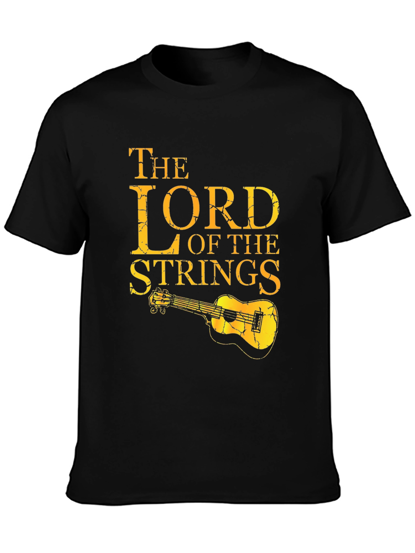Black Lord of the Strings Graphic Tee view 3