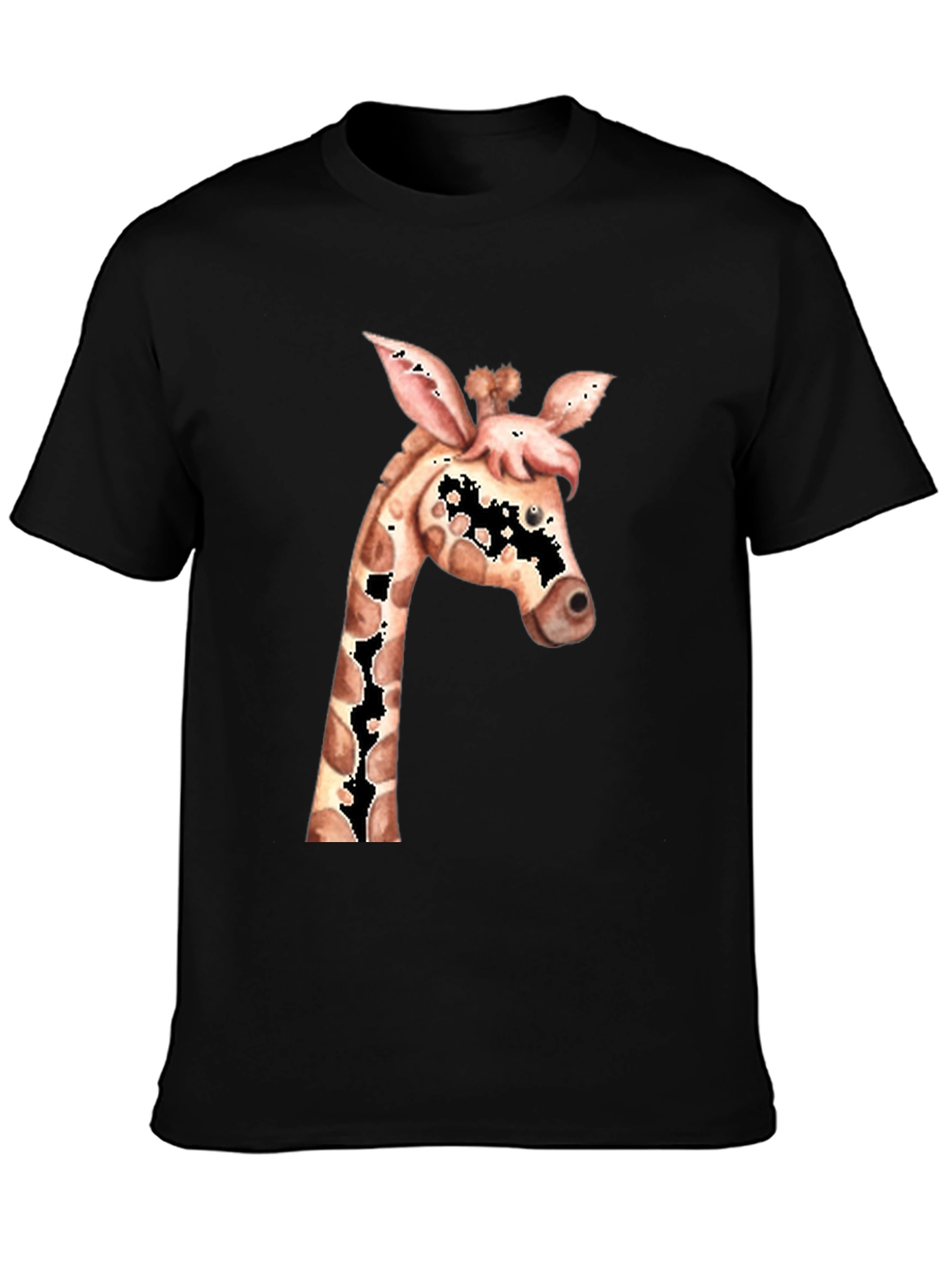 Black Giraffe Graphic Tee view 3