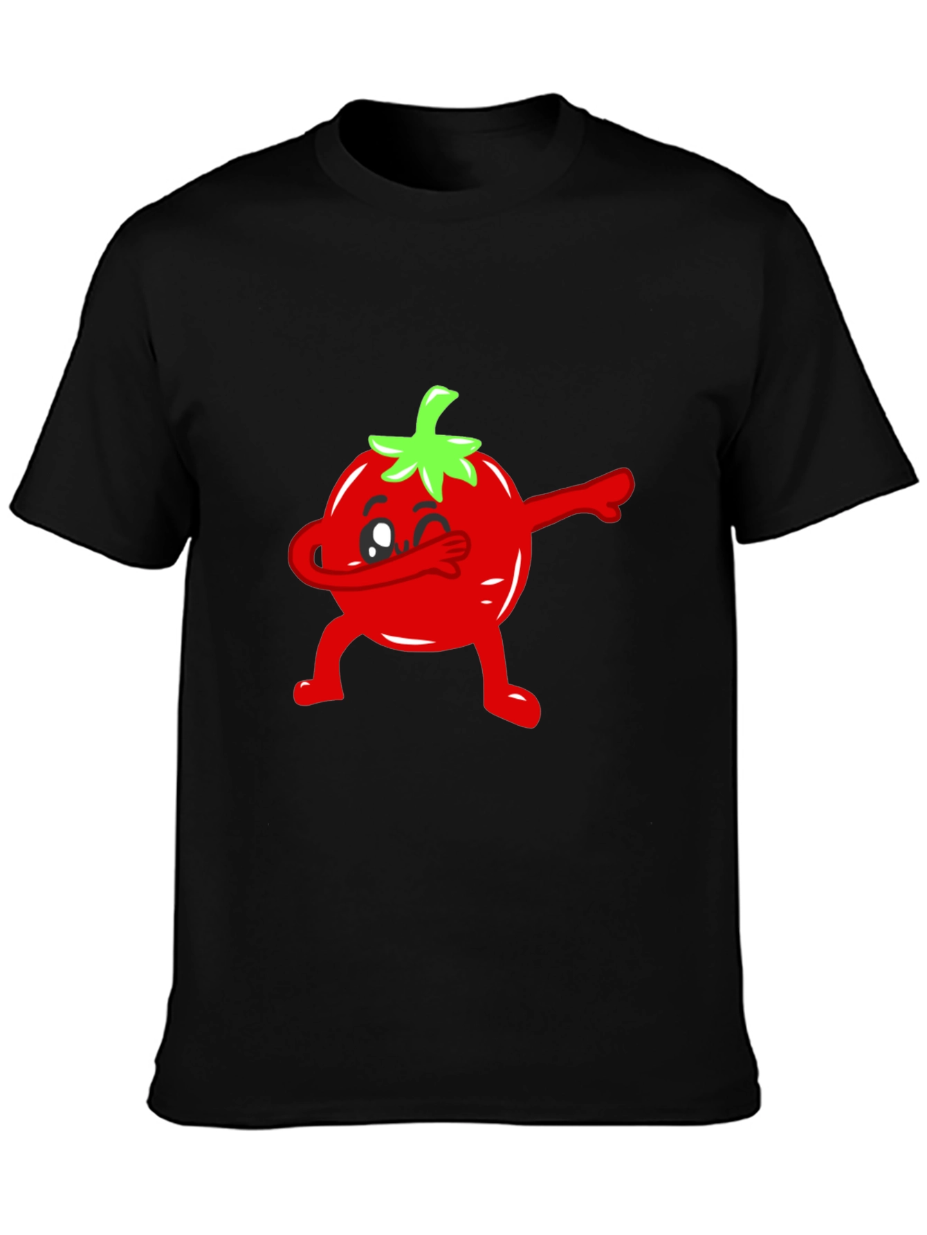 Dabbing Tomato Graphic Tee - Funny Food T-Shirt - 3