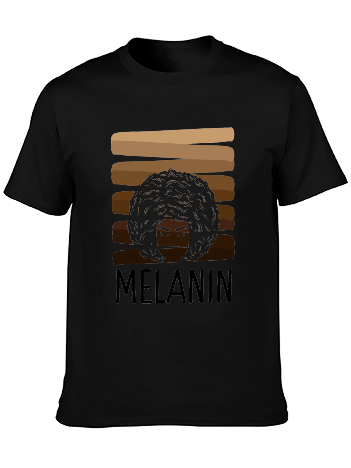 Black Melanin Pride T-Shirt view 3