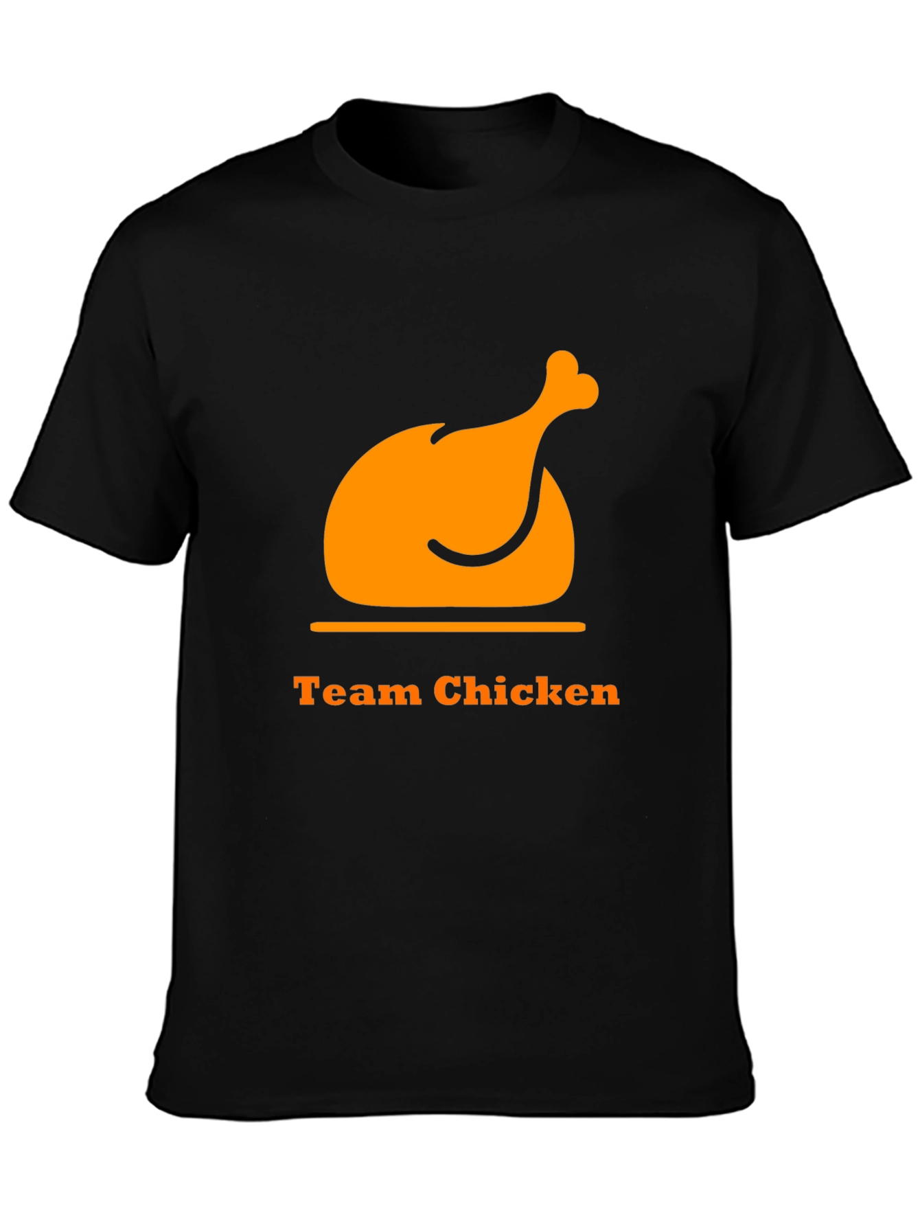 Black Team Chicken T-Shirt - Funny Cookout Apparel view 3